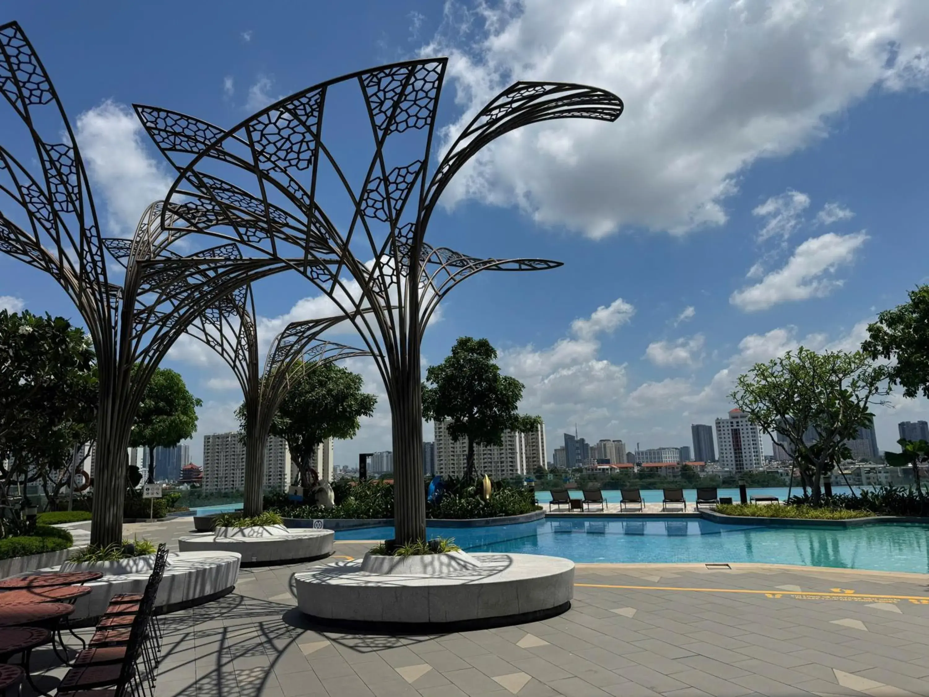 Property building in The Sun Avenue Serviced Apartment Property building in The Sun Avenue Serviced Apartment