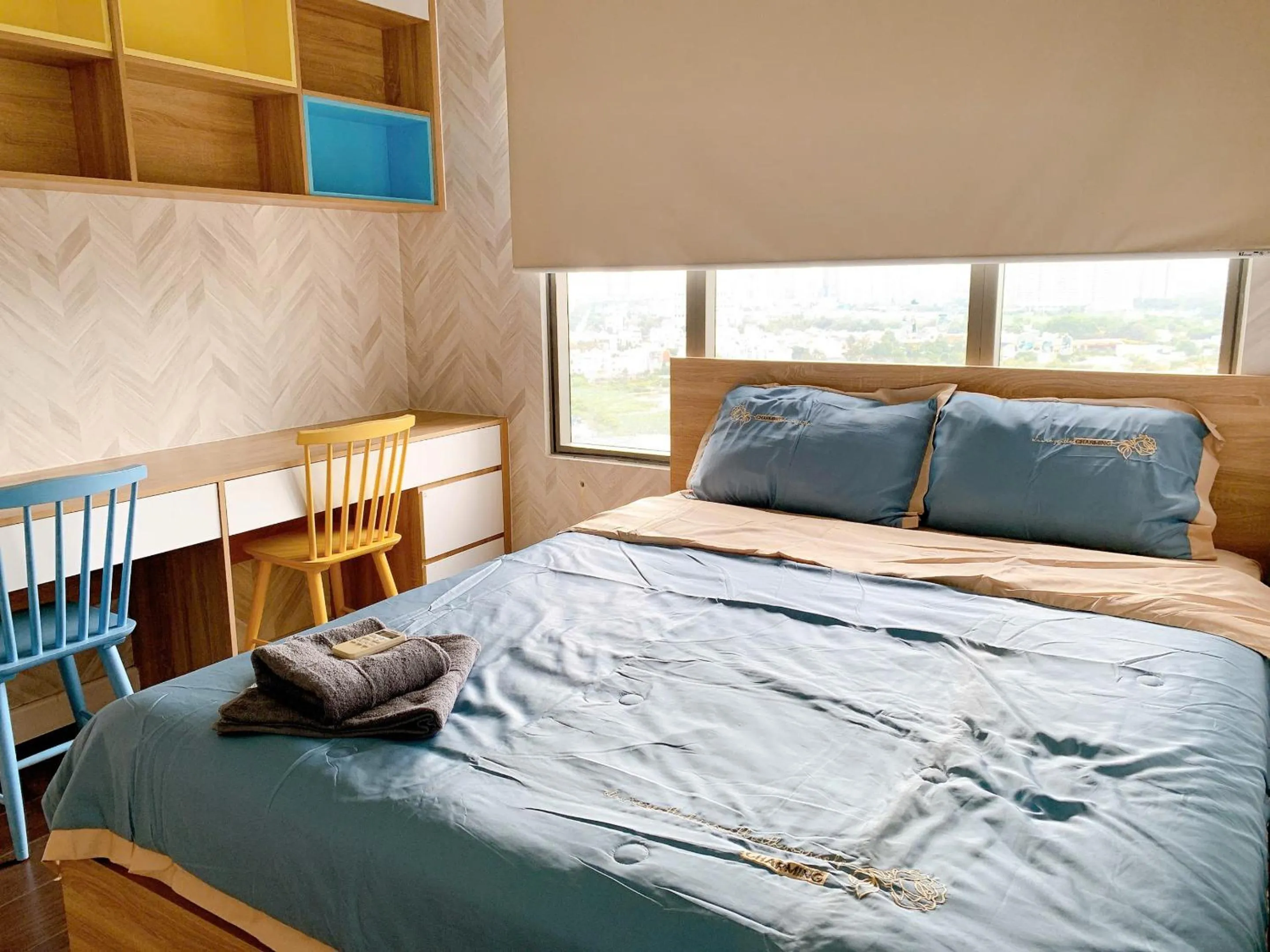 Bed in The Sun Avenue Serviced Apartment