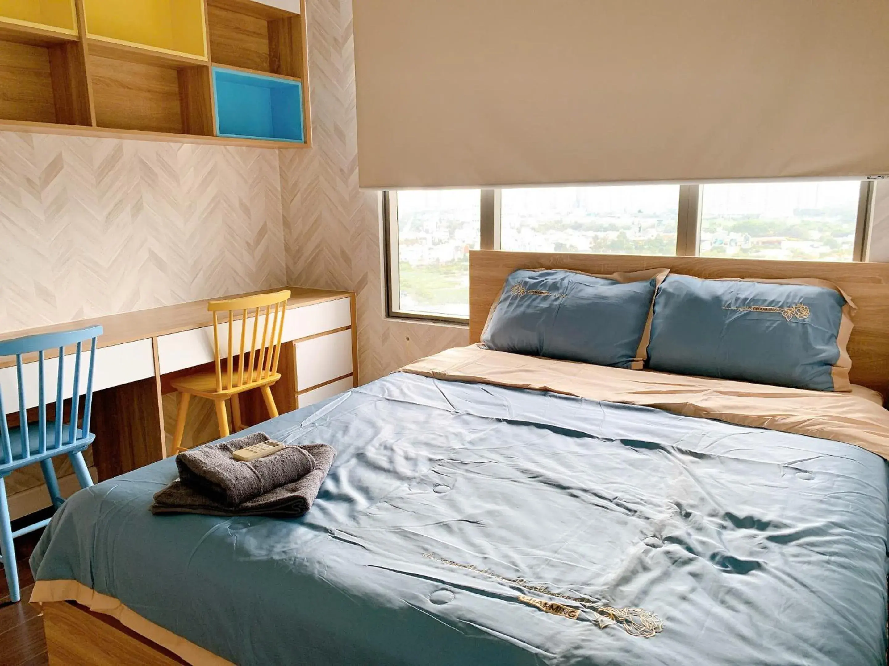 Bed in The Sun Avenue Serviced Apartment Bed in The Sun Avenue Serviced Apartment