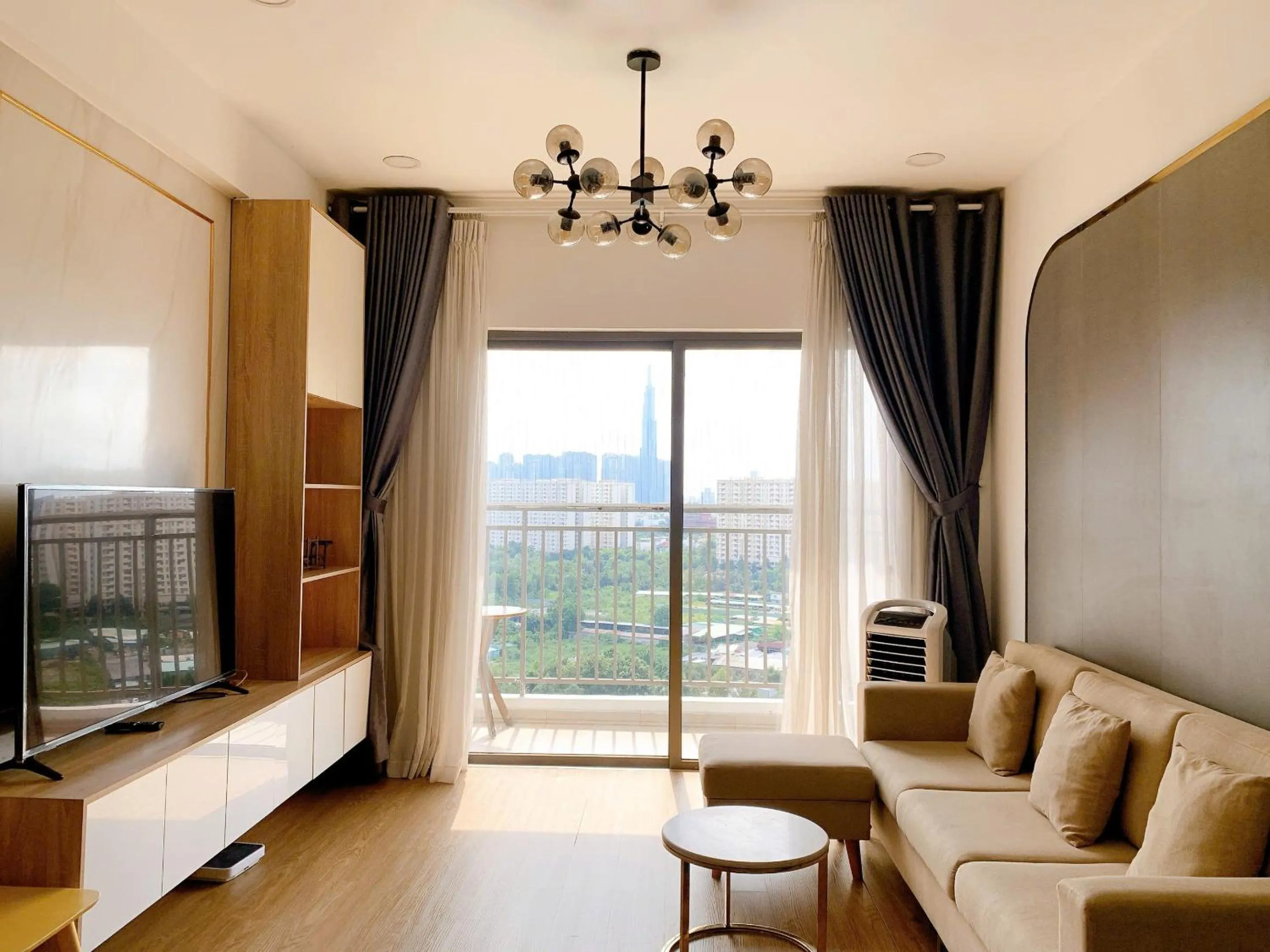 TV and multimedia in The Sun Avenue Serviced Apartment