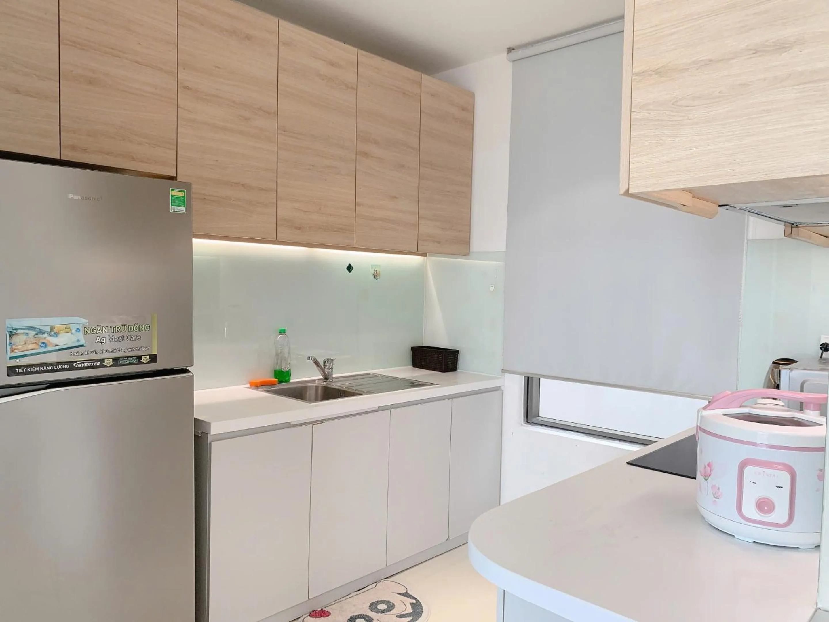 Kitchen or kitchenette in The Sun Avenue Serviced Apartment