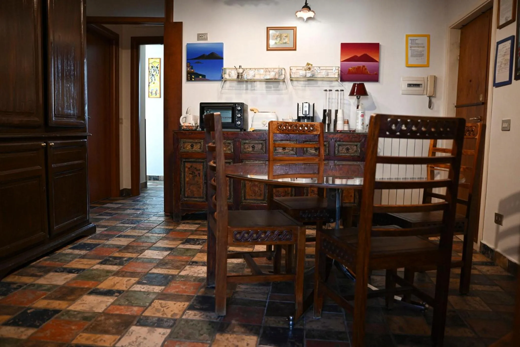 Living room in B&B Casamiranapoli