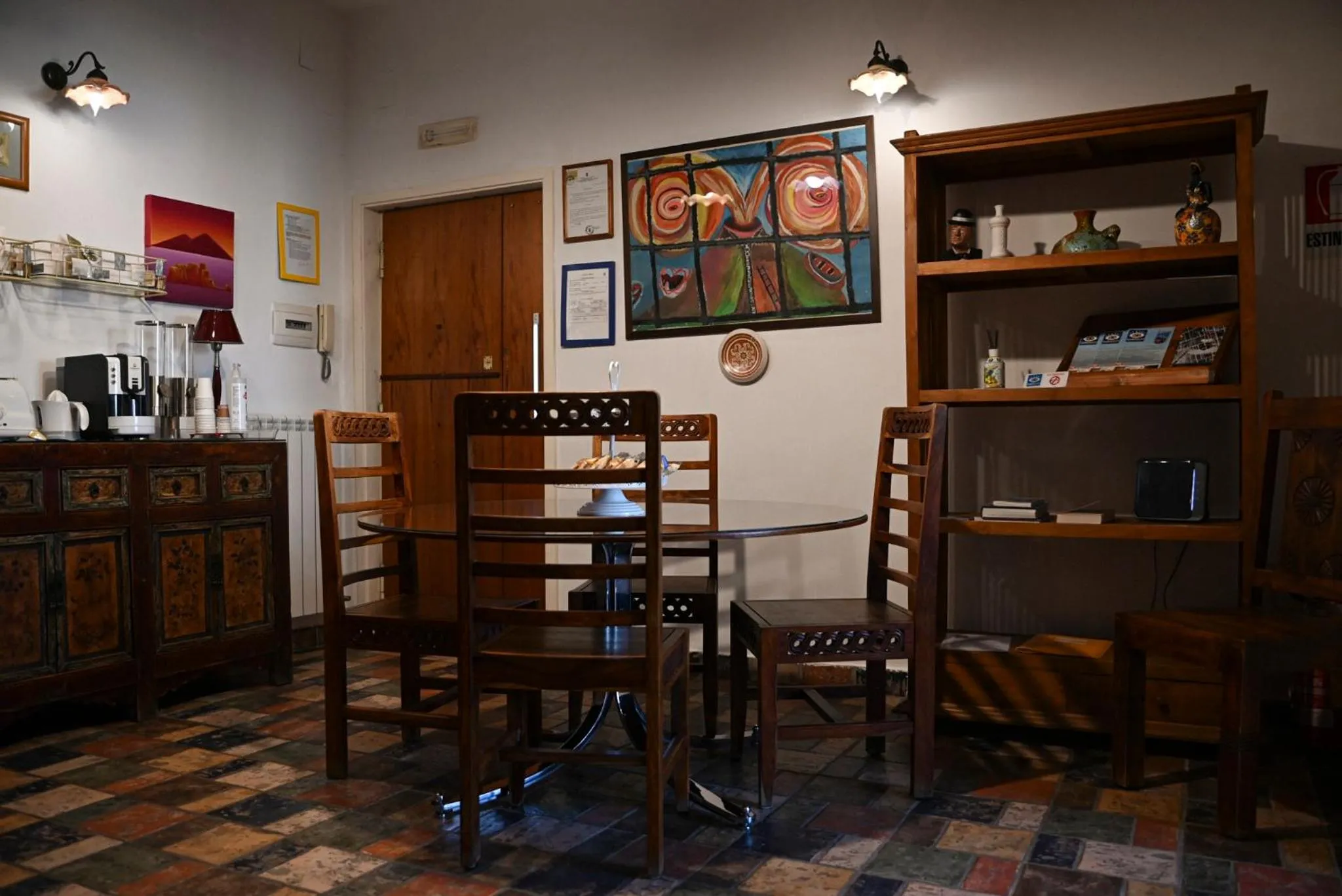 Living room in B&B Casamiranapoli