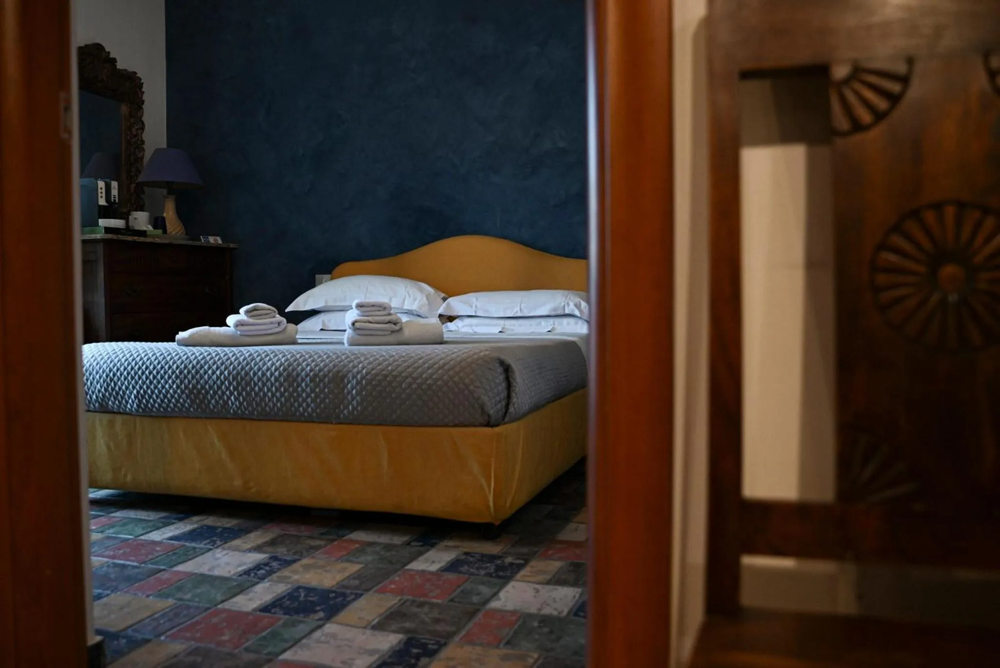 Bed in B&B Casamiranapoli