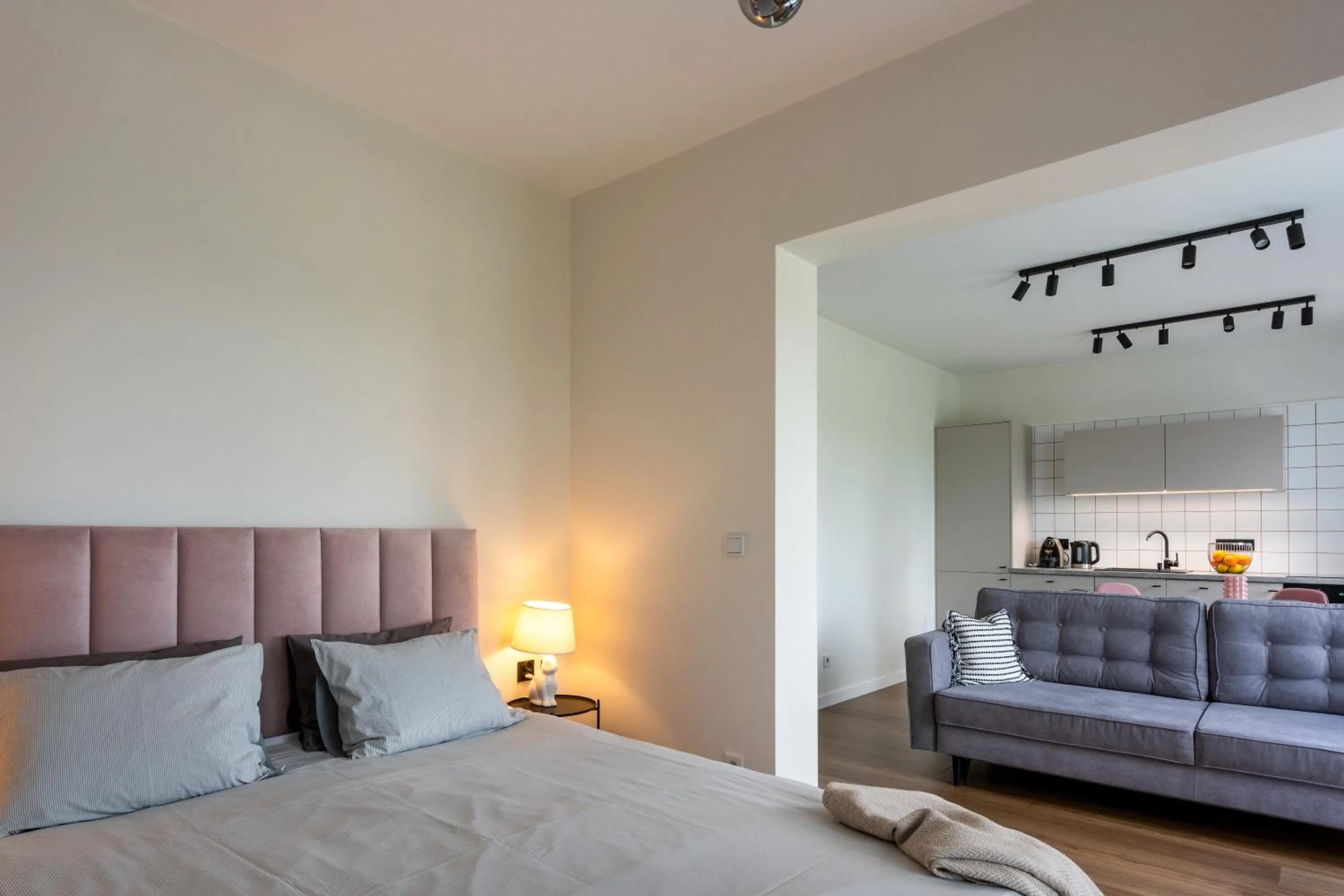 Bedroom, Bed in apartamenty-wroc Kurkowa 14