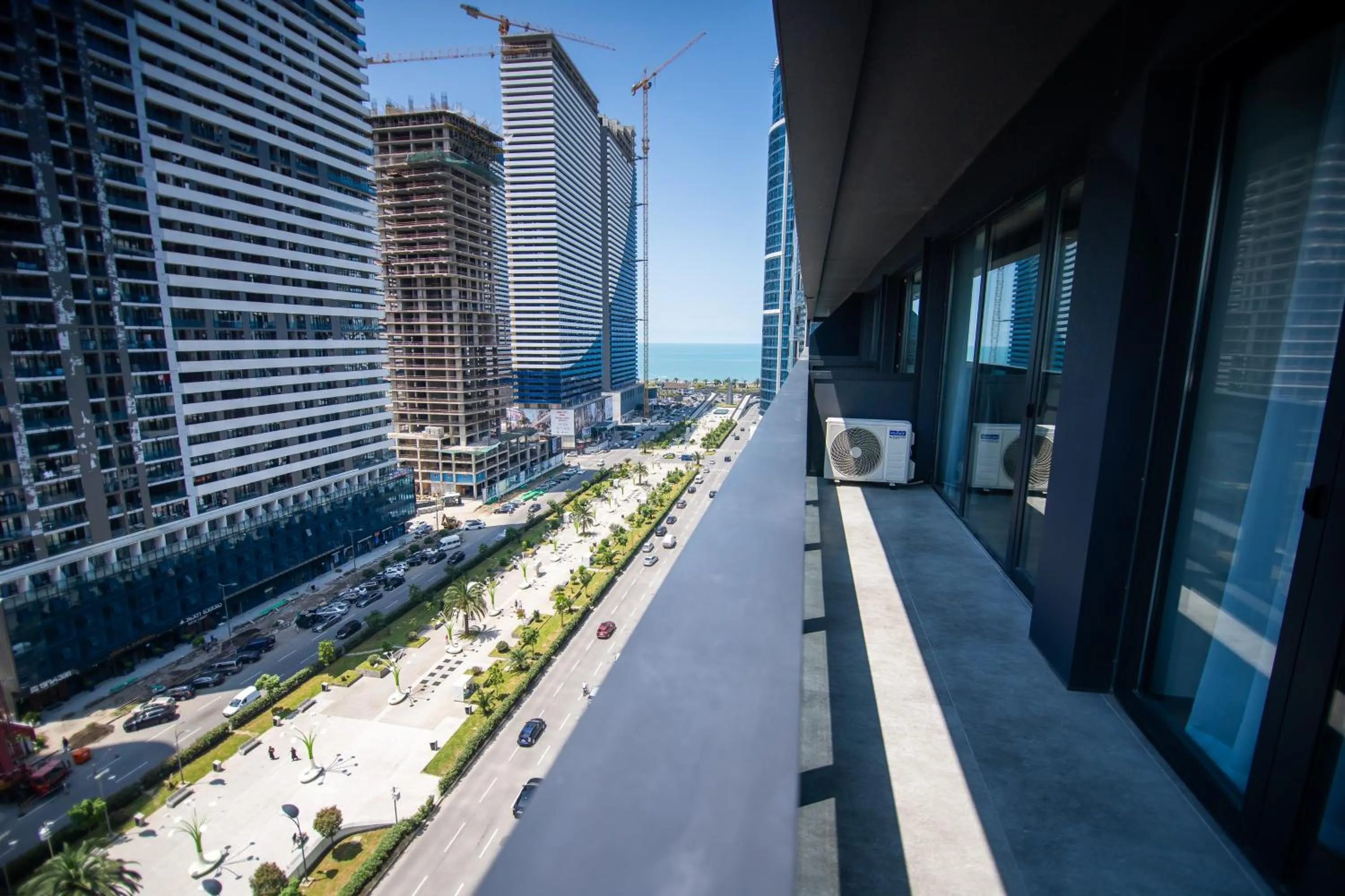 Balcony/Terrace in Blue Sky Apart-Hotel Batumi