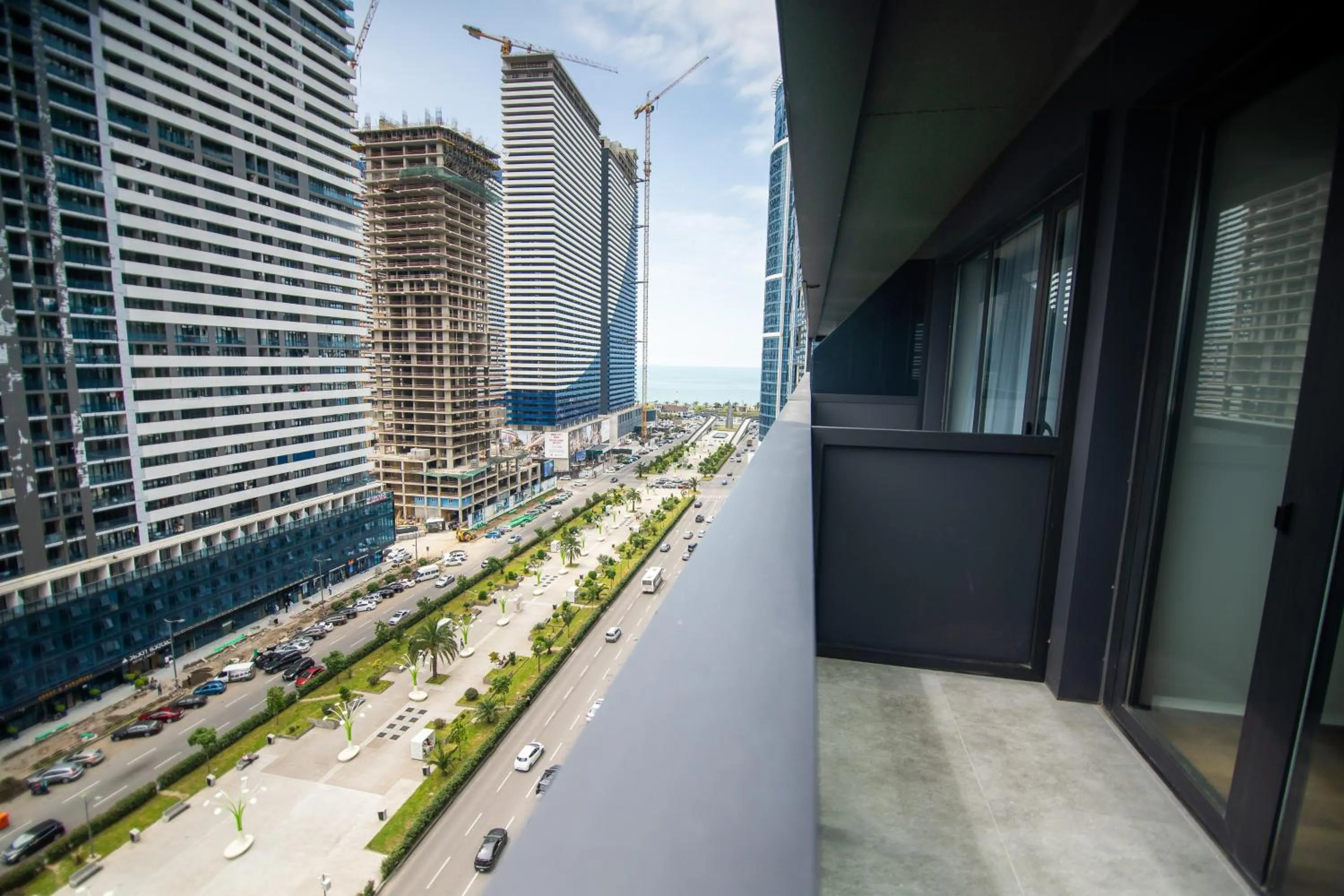 City view in Blue Sky Apart-Hotel Batumi