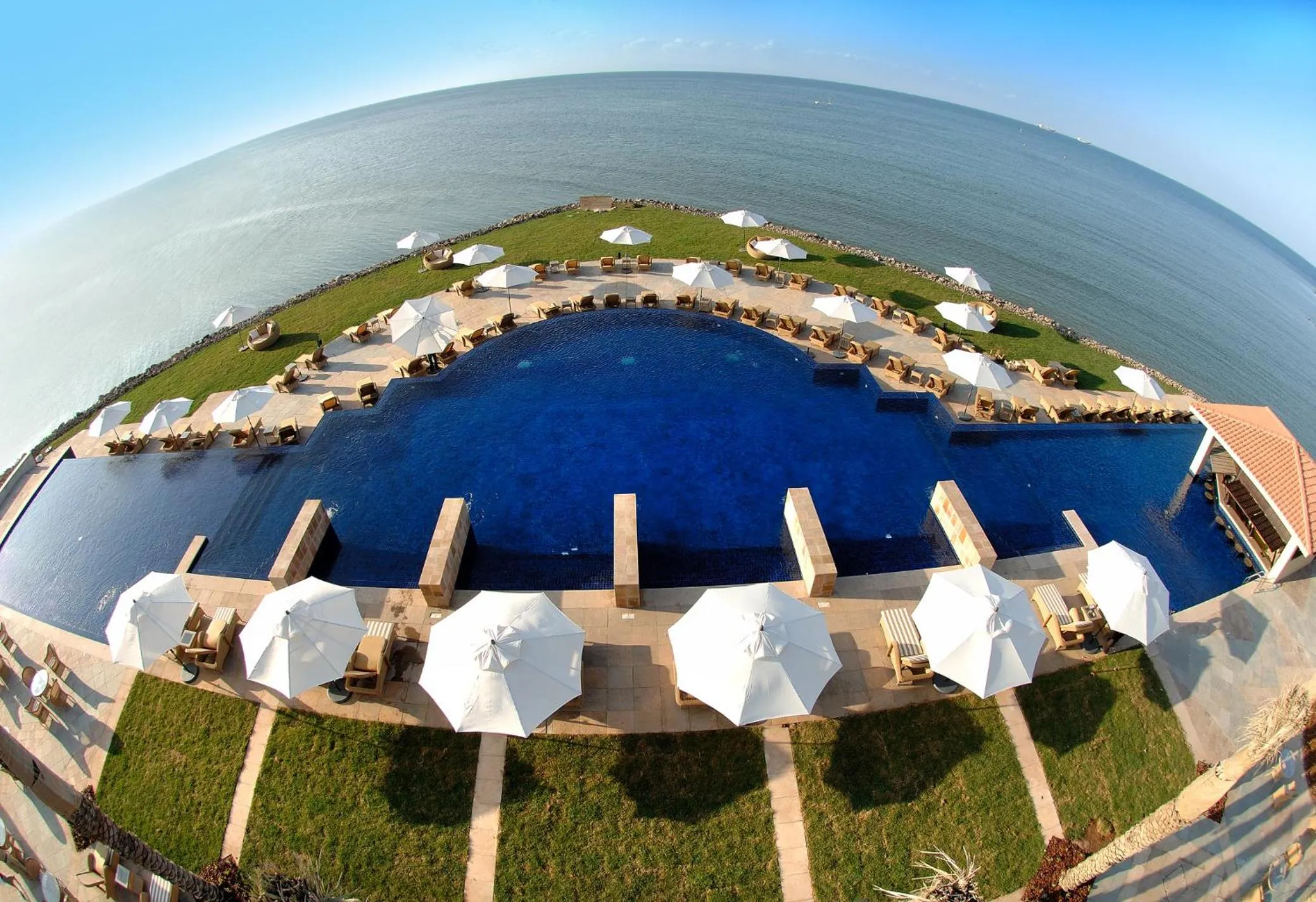 Bird's eye view in Djibouti Palace Kempinski