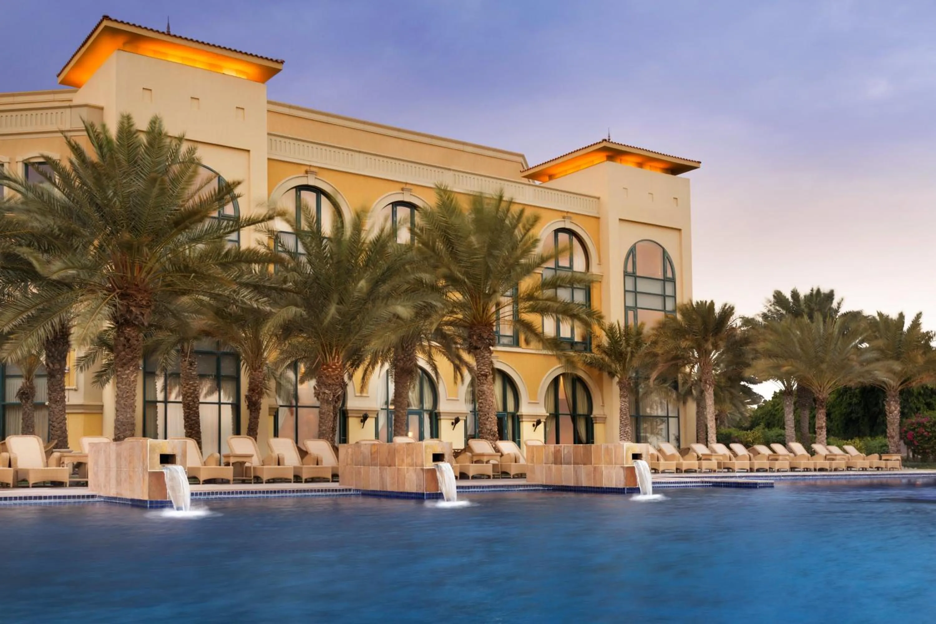 Pool view in Djibouti Palace Kempinski