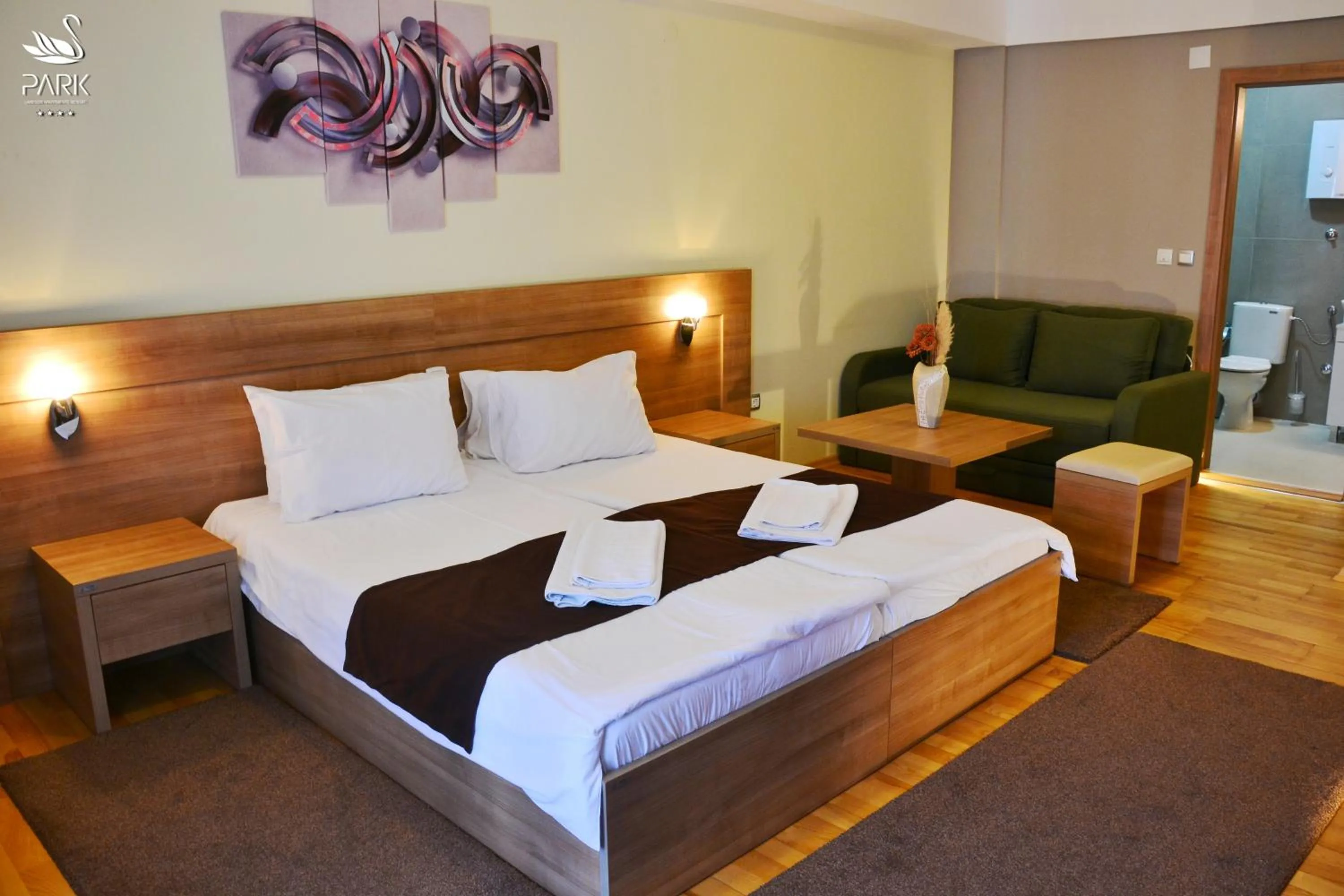 Bed in Park Lakeside Ohrid