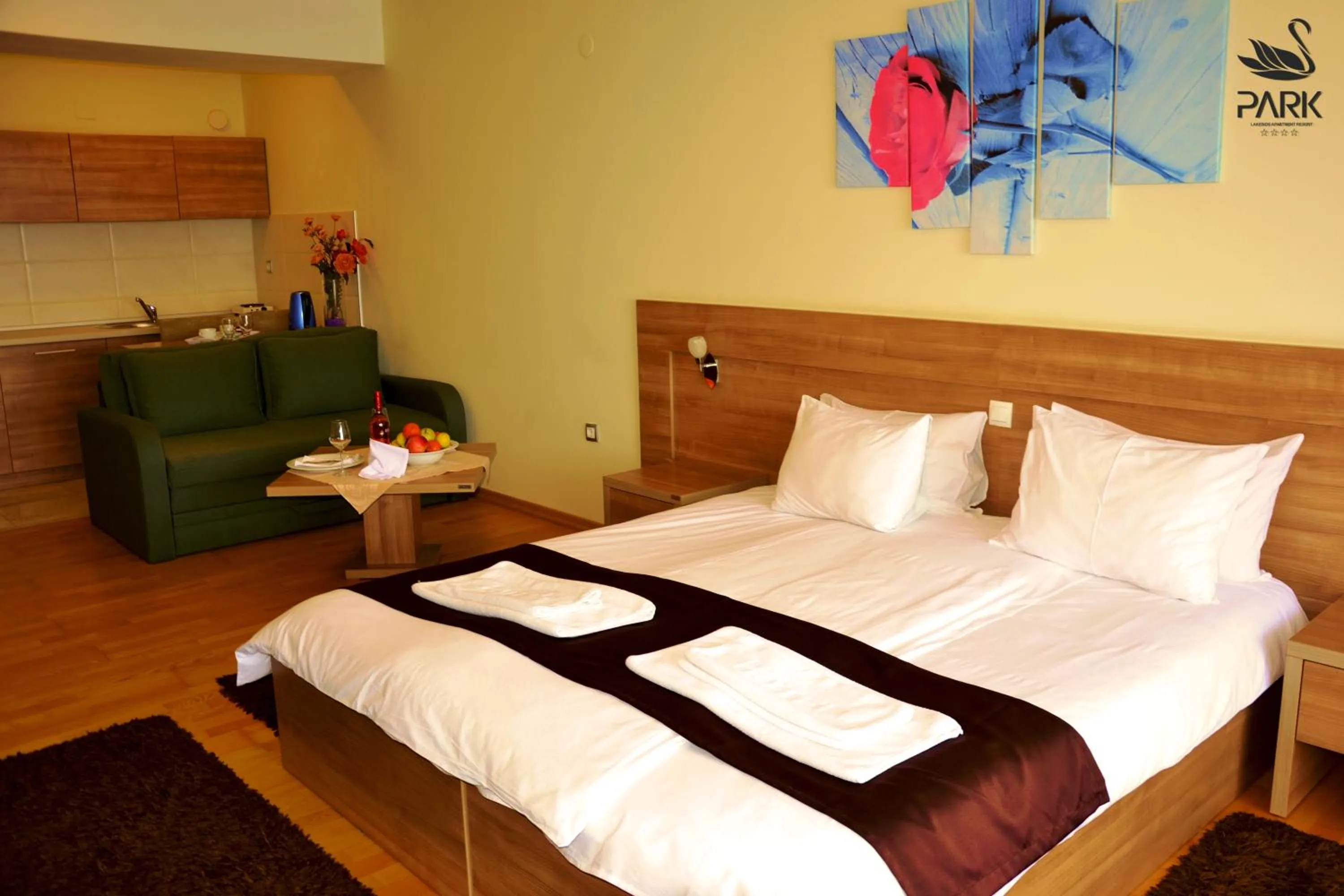 Bed in Park Lakeside Ohrid