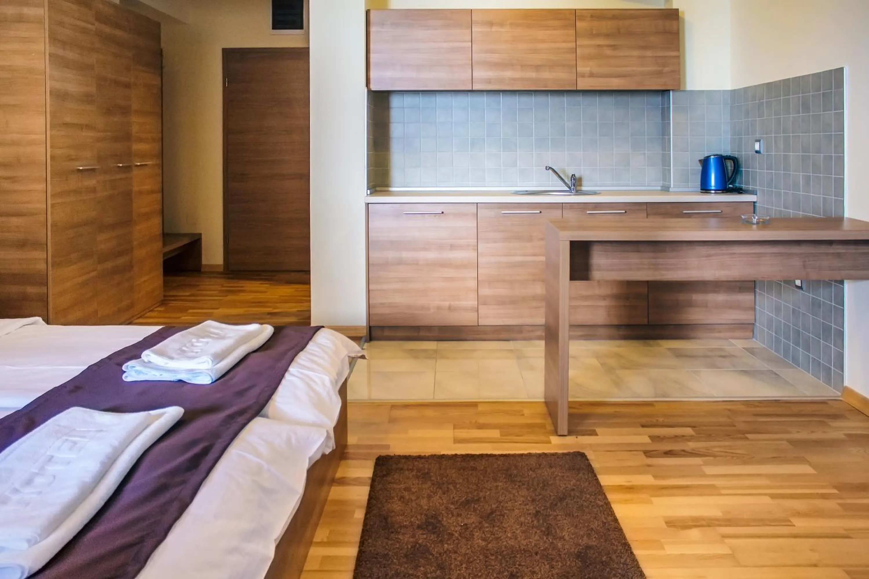 Kitchen or kitchenette in Park Lakeside Ohrid