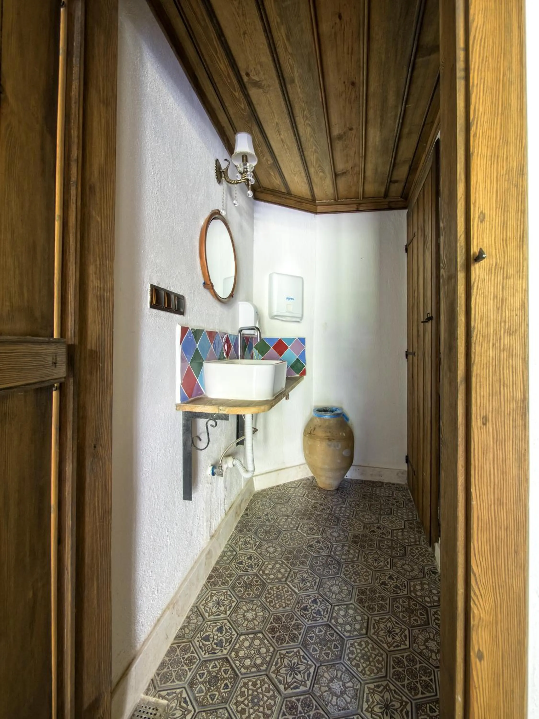 Decorative detail in Birgi Hotel Saliha Hanim Tas Konak