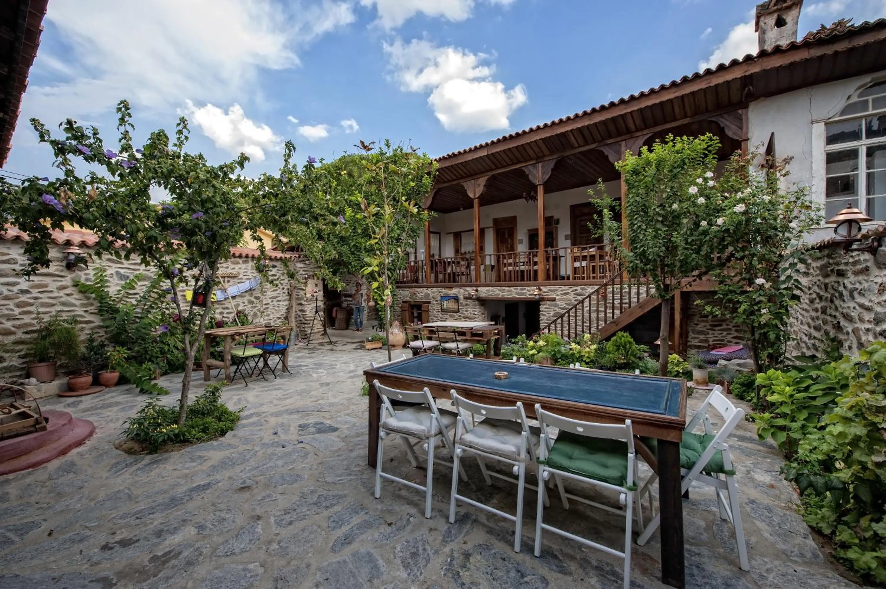 Garden view in Birgi Hotel Saliha Hanim Tas Konak