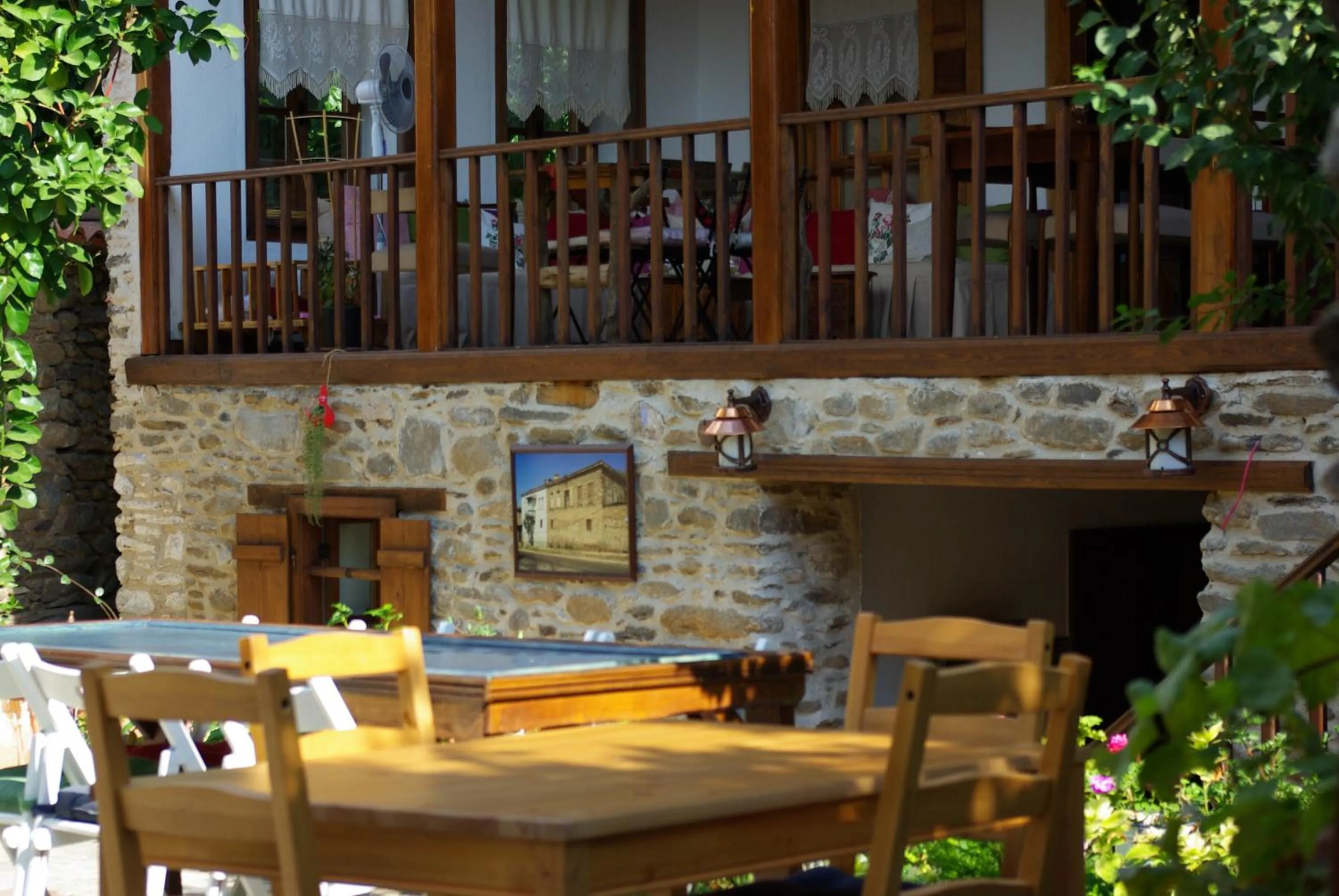 Garden view in Birgi Hotel Saliha Hanim Tas Konak