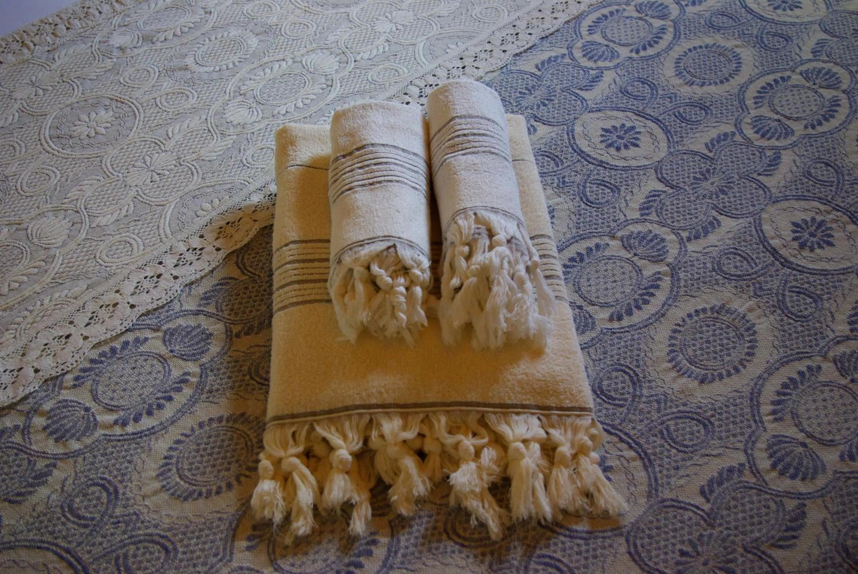 Bed in Birgi Hotel Saliha Hanim Tas Konak