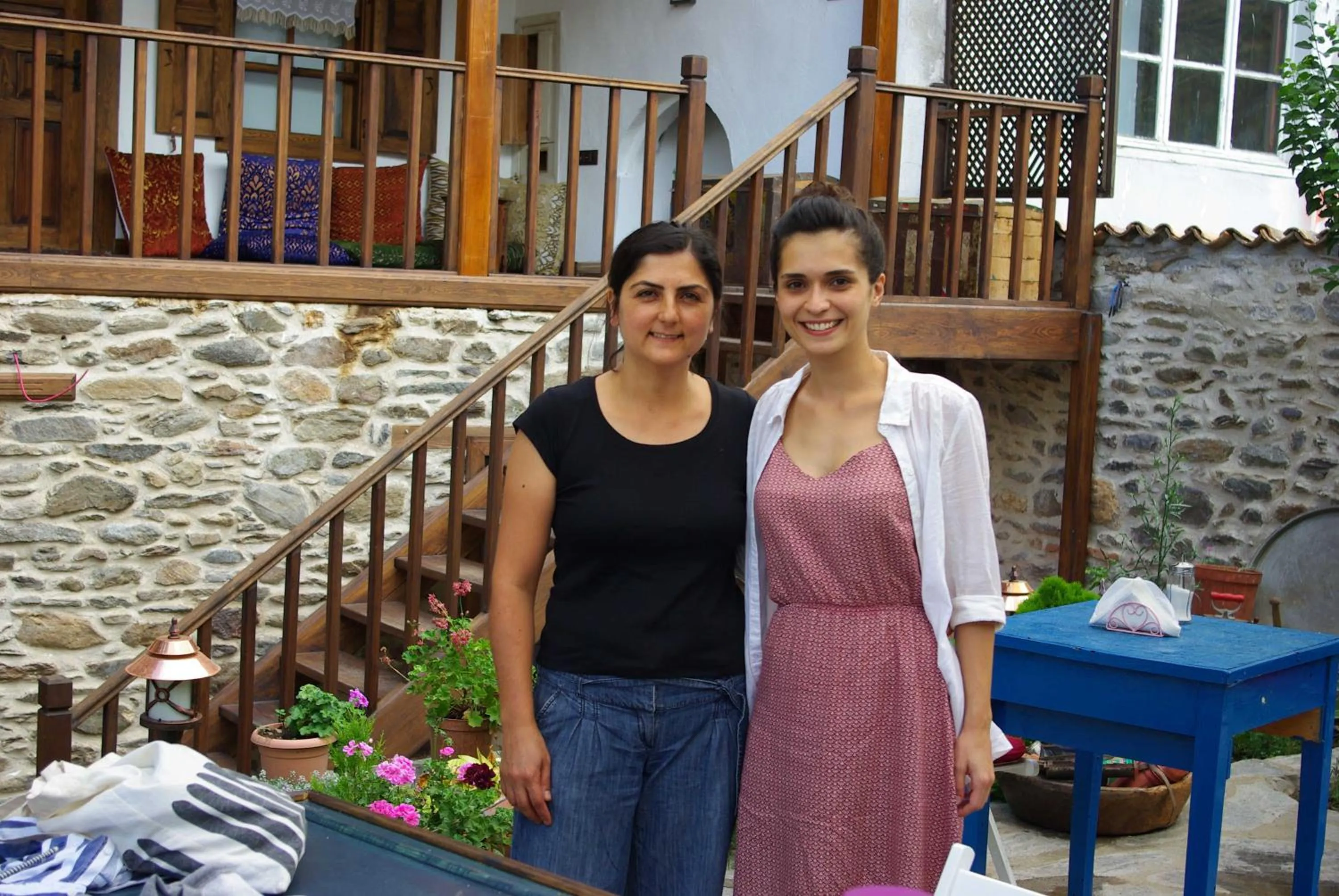 People in Birgi Hotel Saliha Hanim Tas Konak