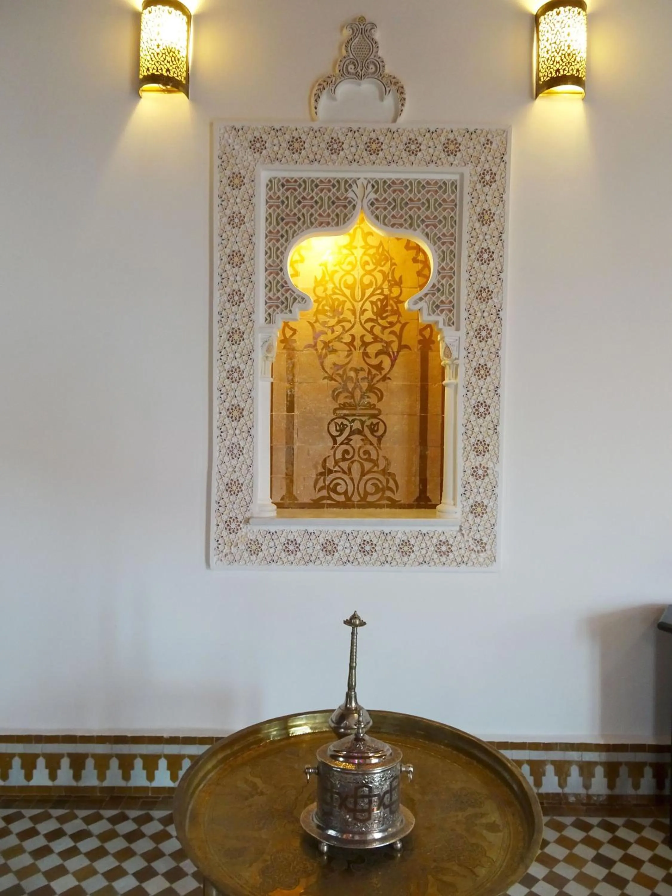 Decorative detail in Riad Sabah