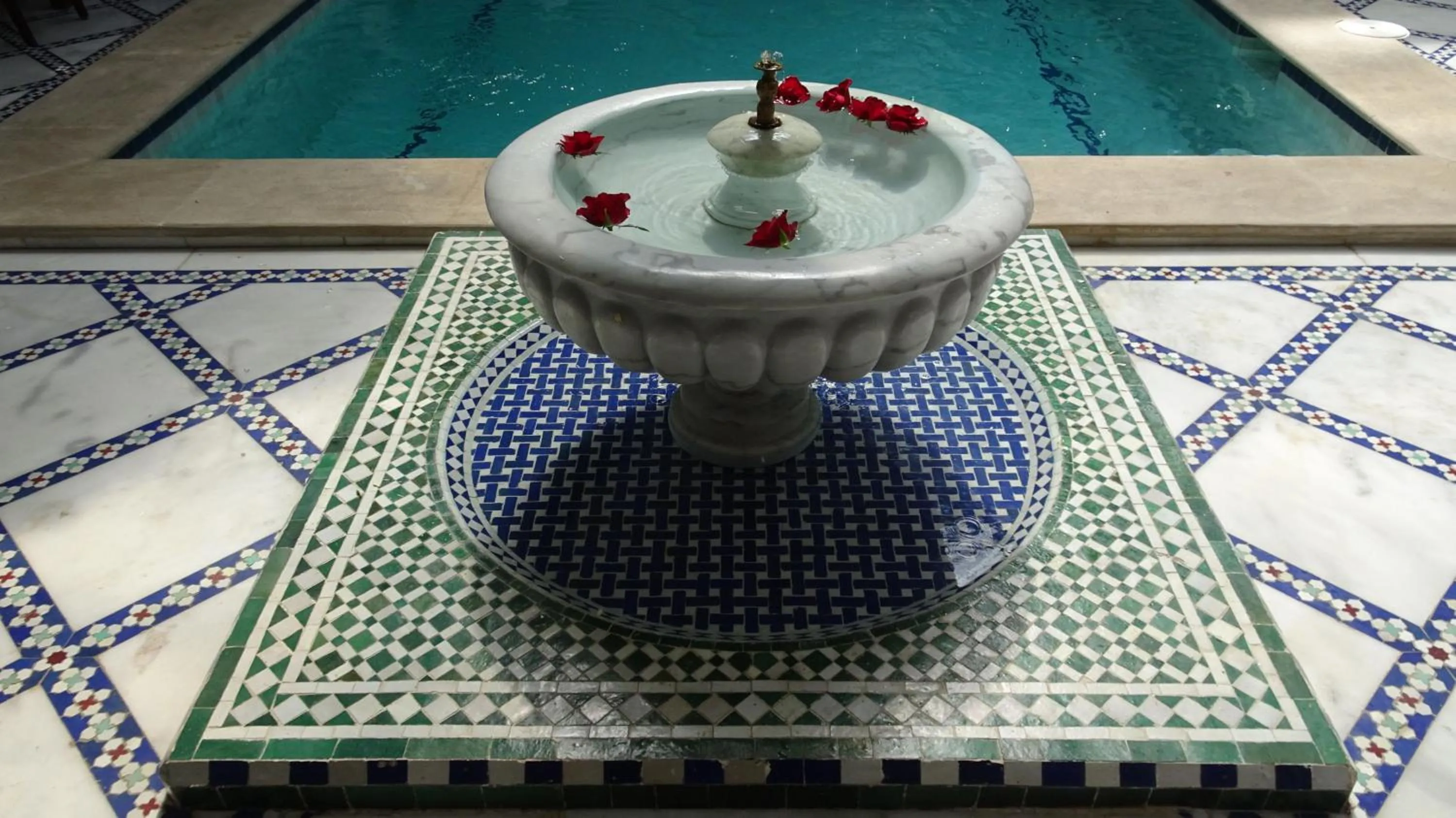 Decorative detail in Riad Sabah