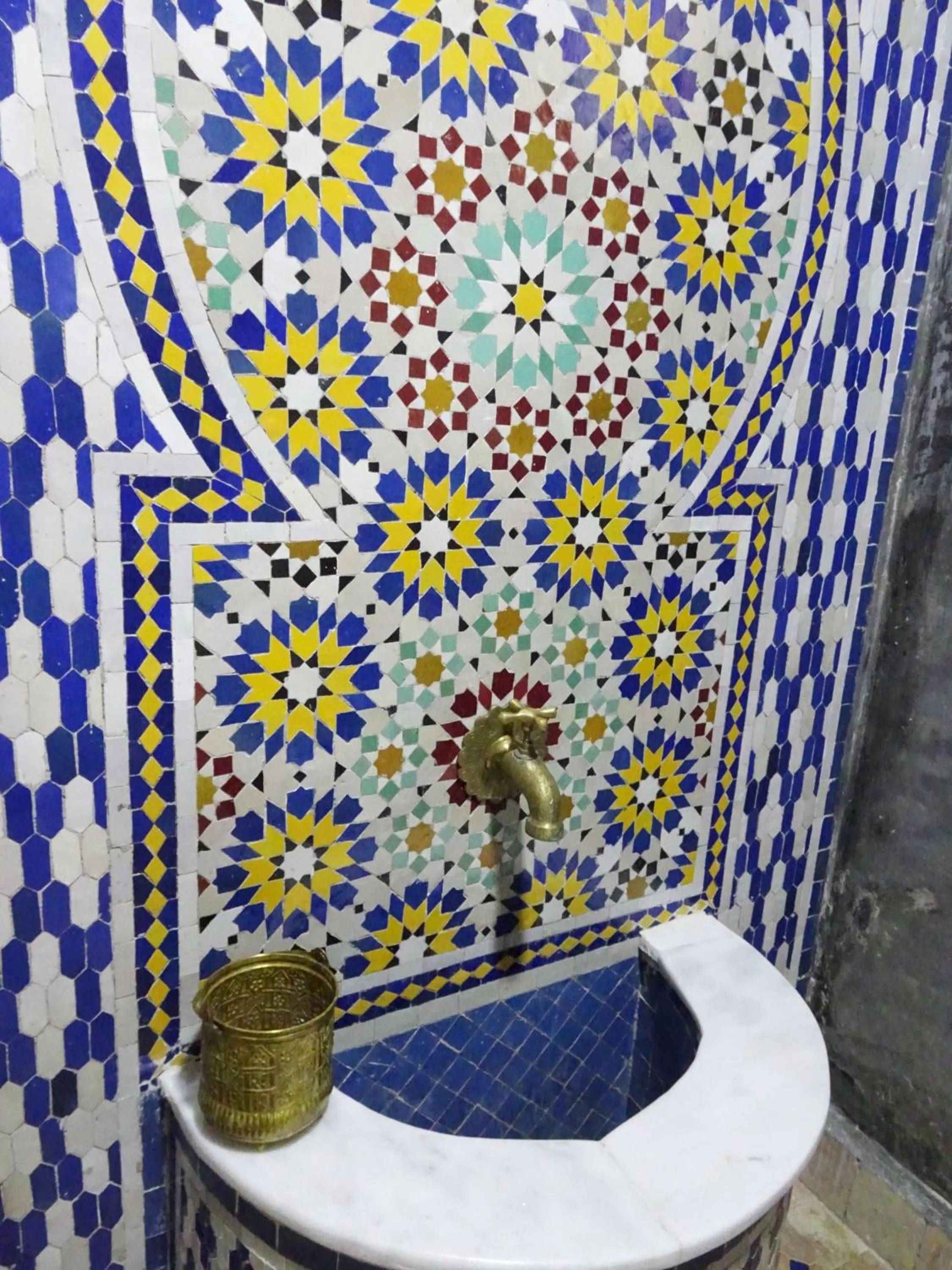 Decorative detail in Riad Sabah