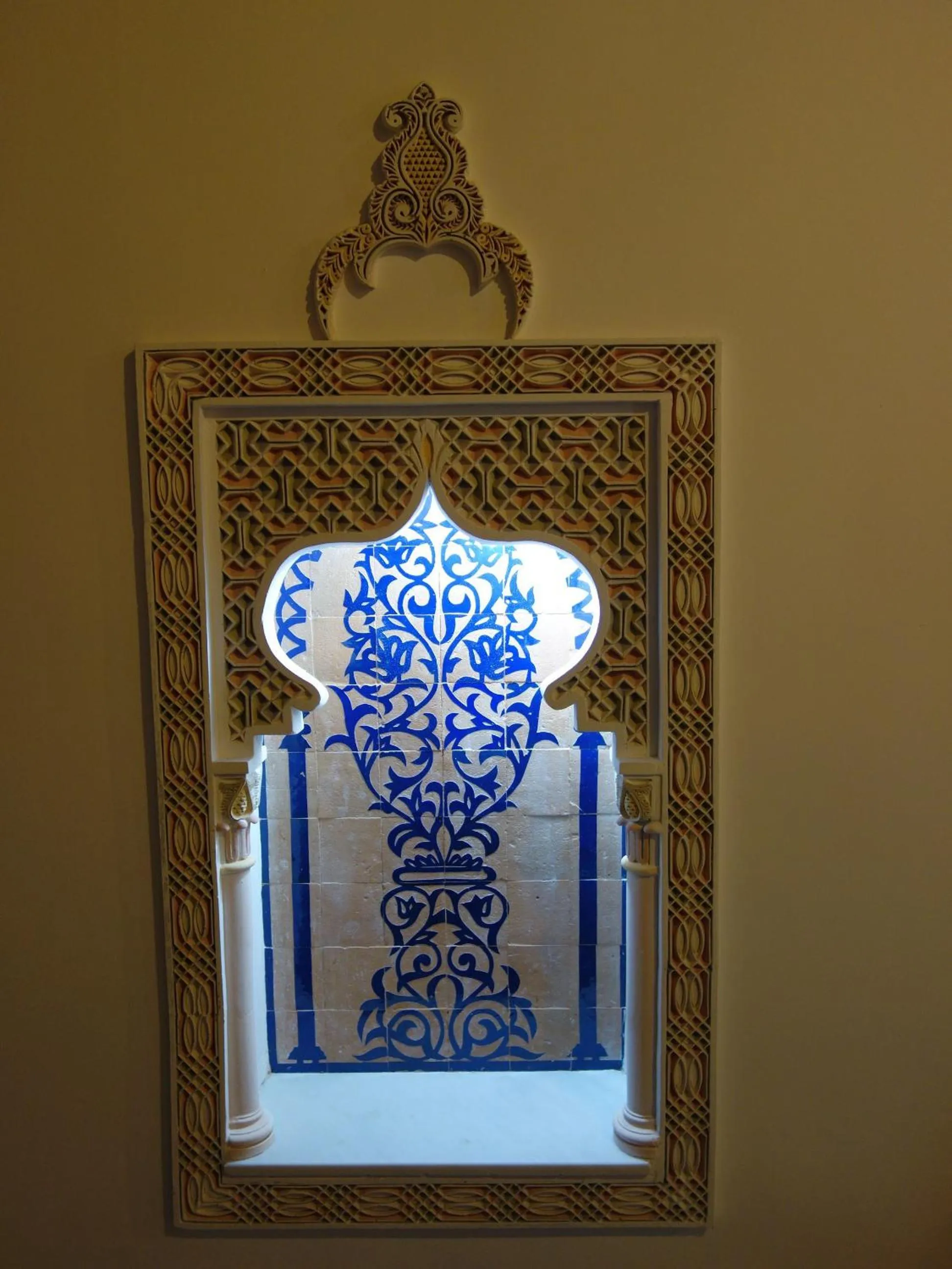 Decorative detail in Riad Sabah