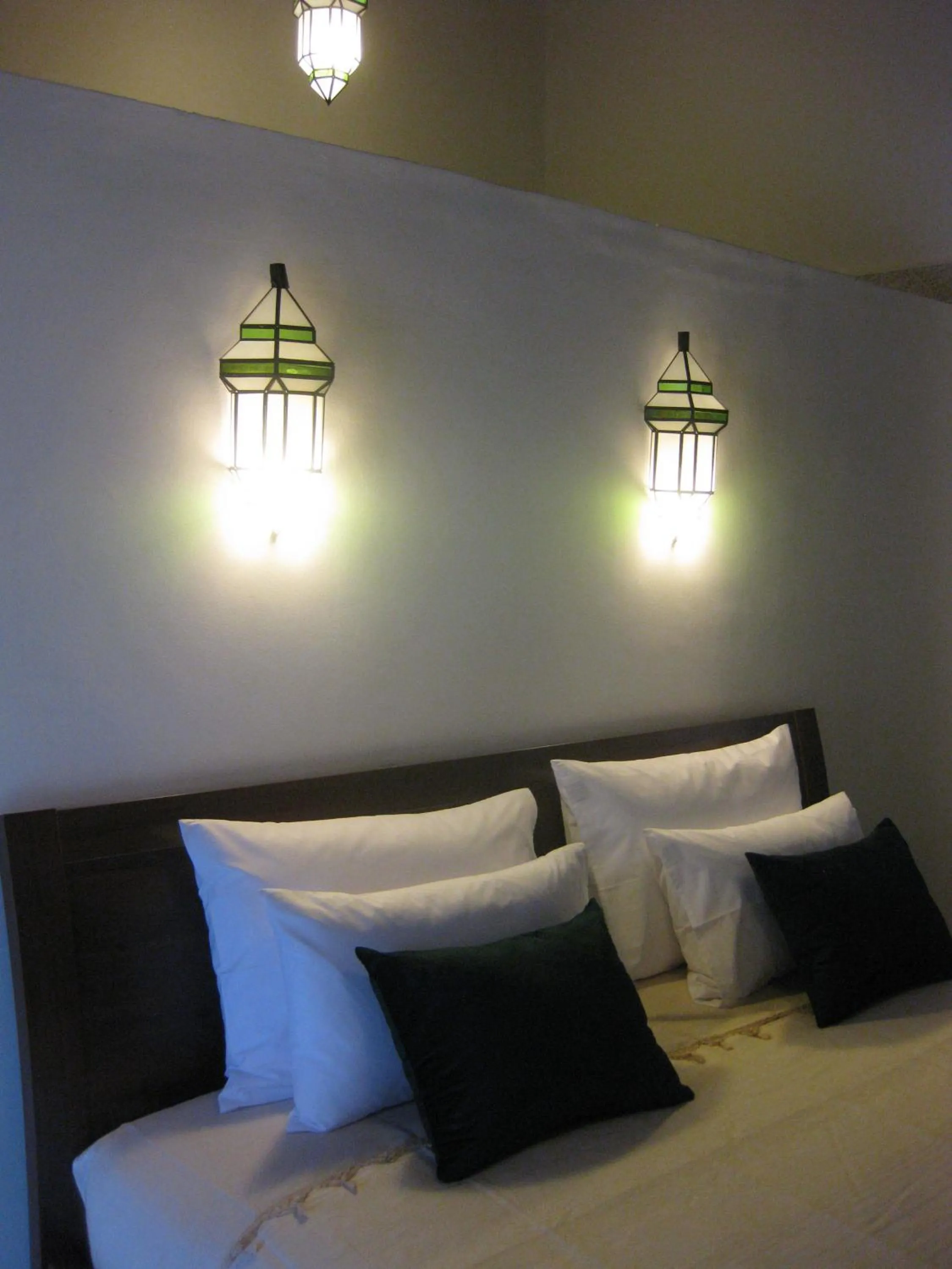 Decorative detail, Bed in Riad Sabah