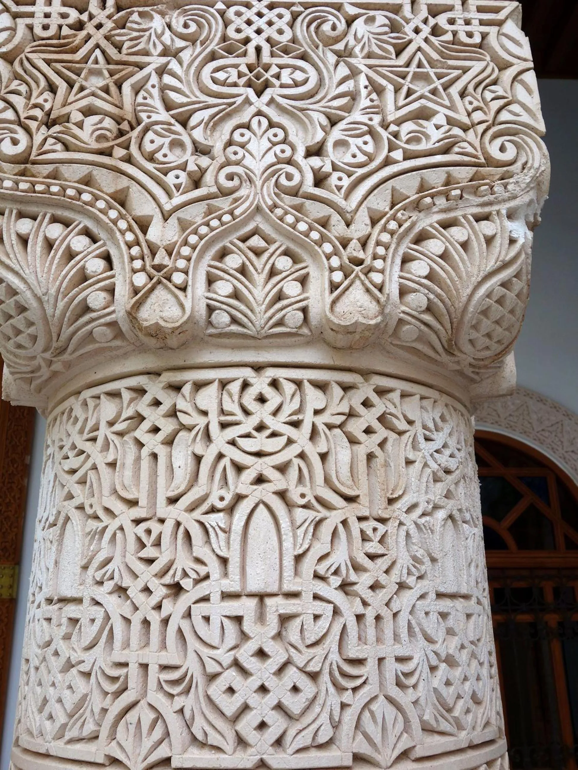 Decorative detail in Riad Sabah