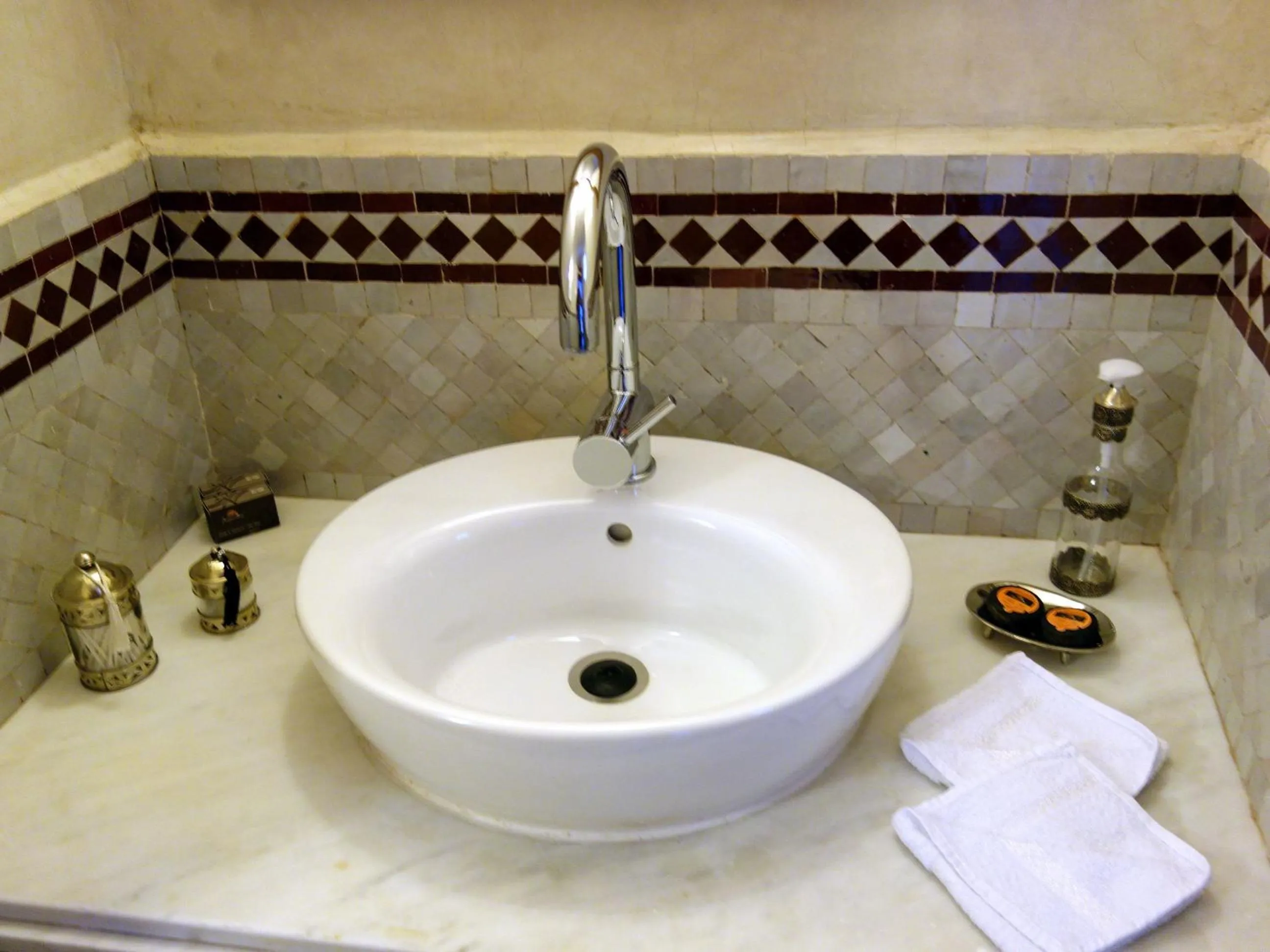 Decorative detail in Riad Sabah