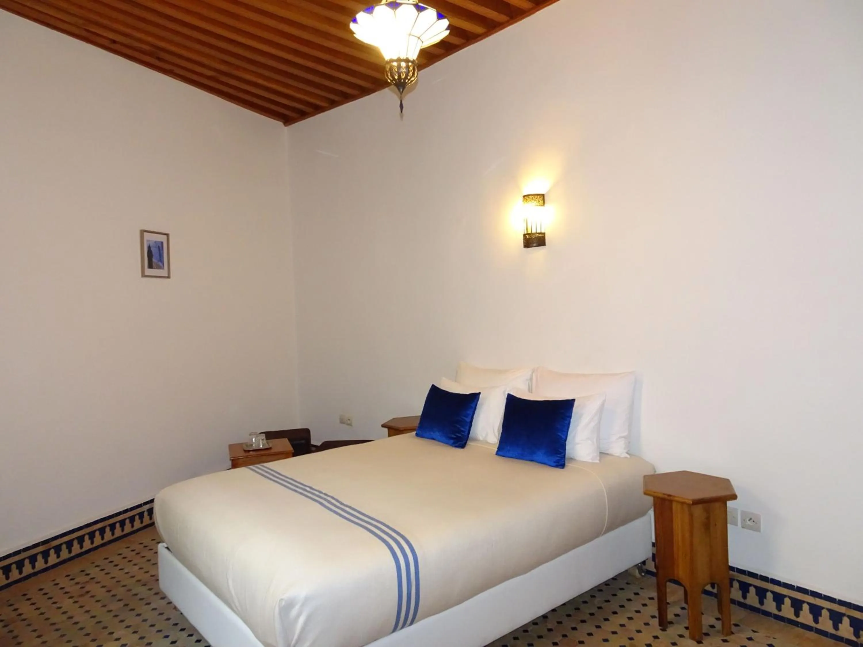 Bed in Riad Sabah