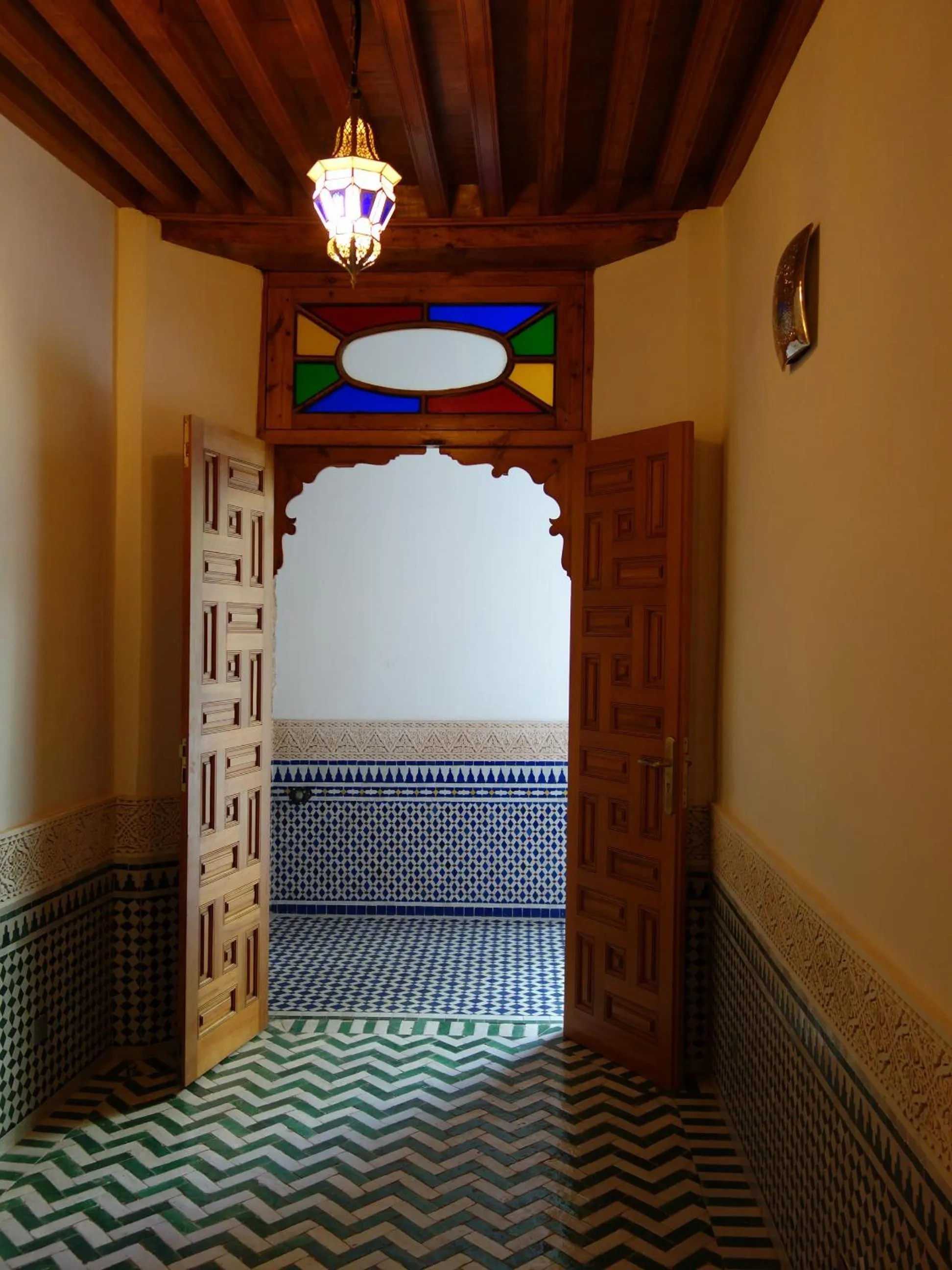 Decorative detail in Riad Sabah