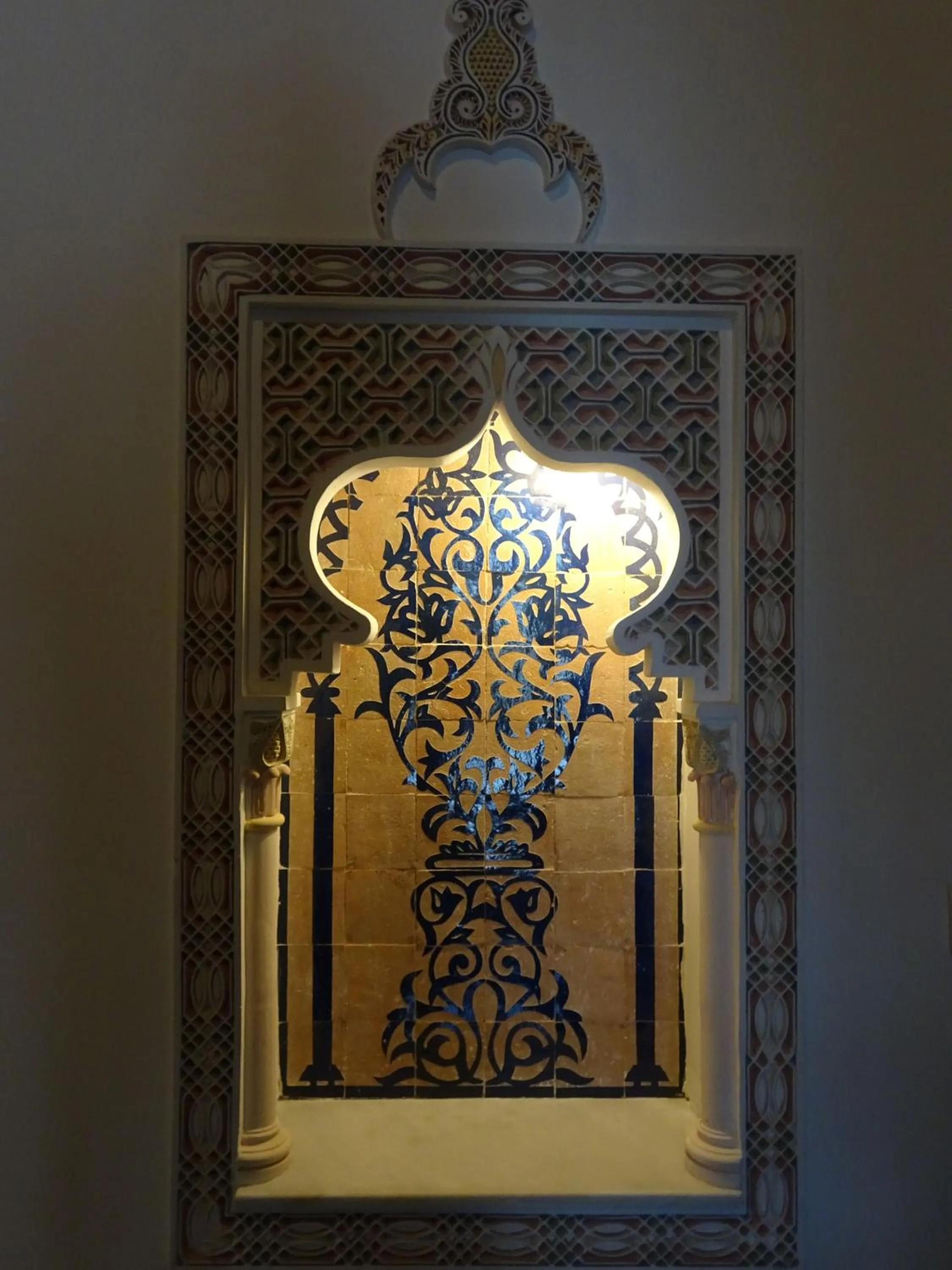 Decorative detail in Riad Sabah