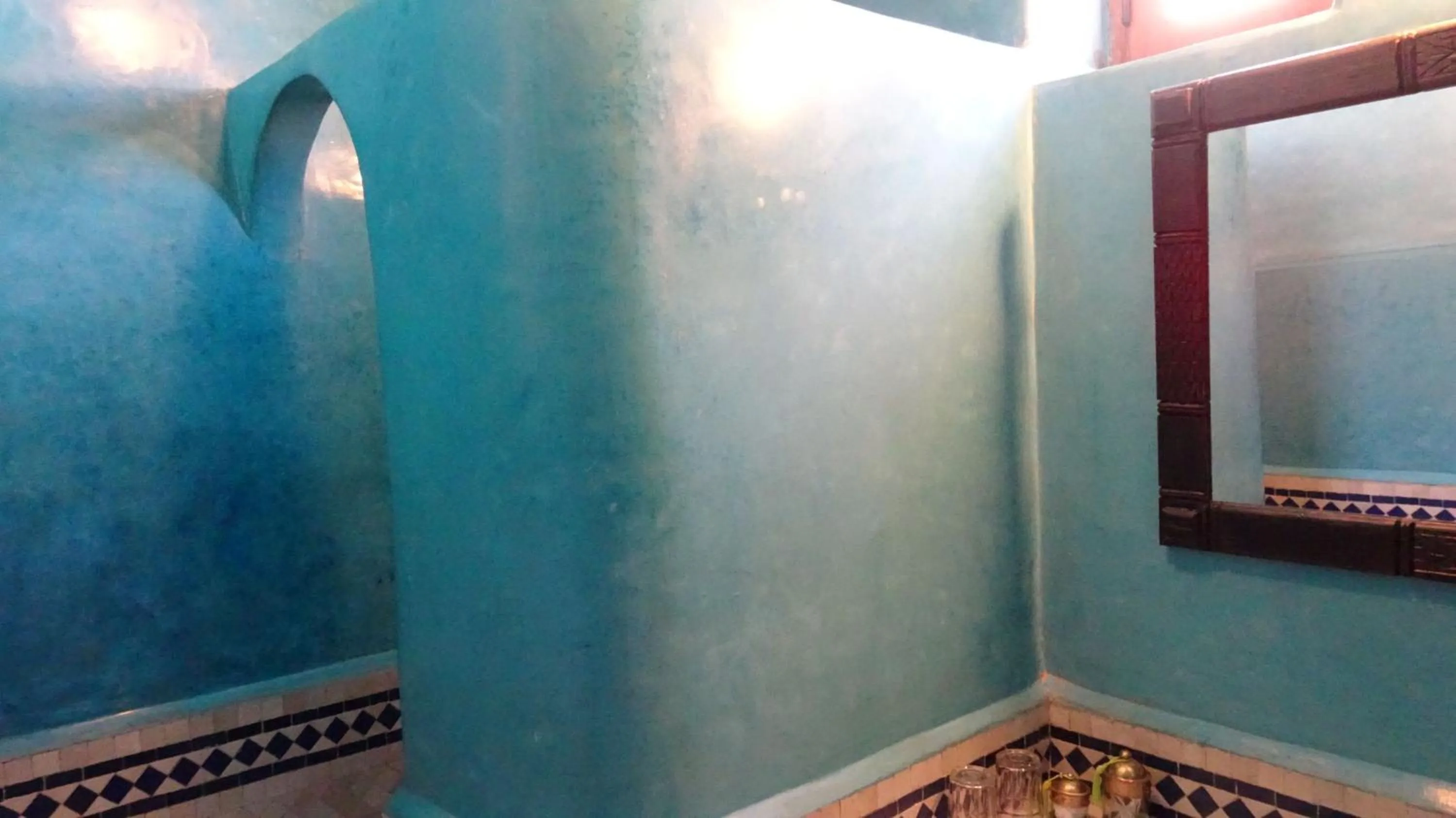 Decorative detail in Riad Sabah