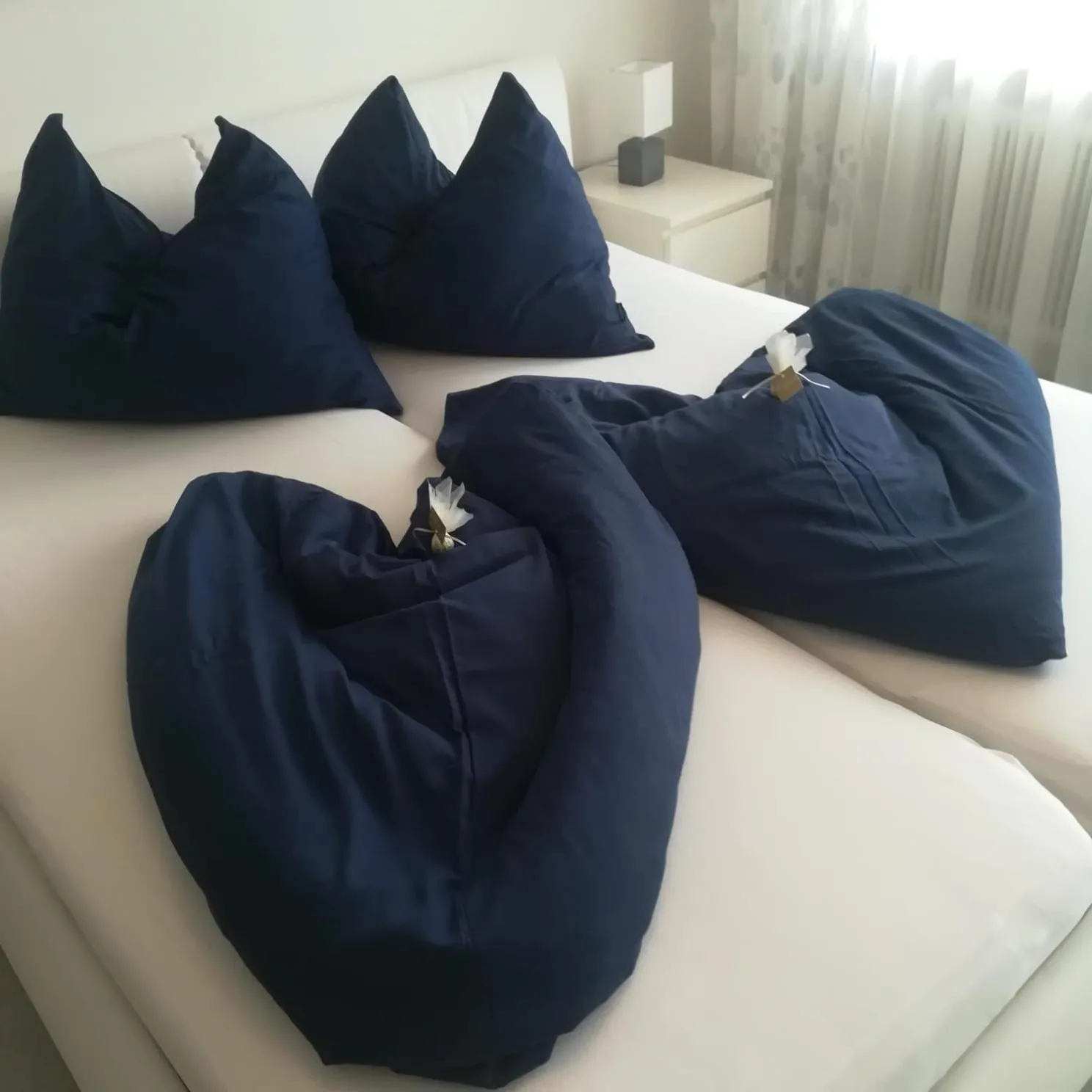 Bed in Modern Living Traditional Style