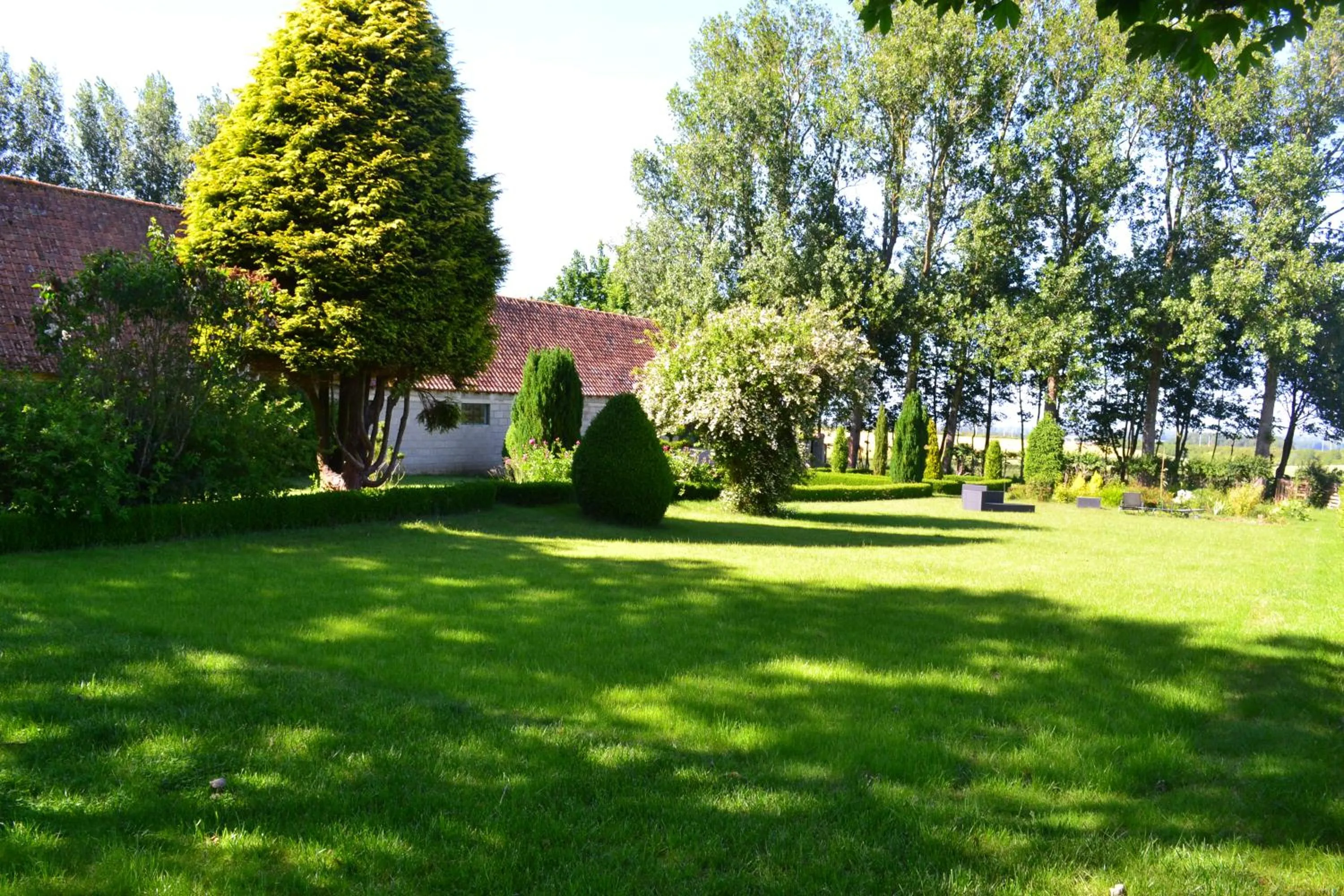 Garden view in Ferme "les Flaquettes"