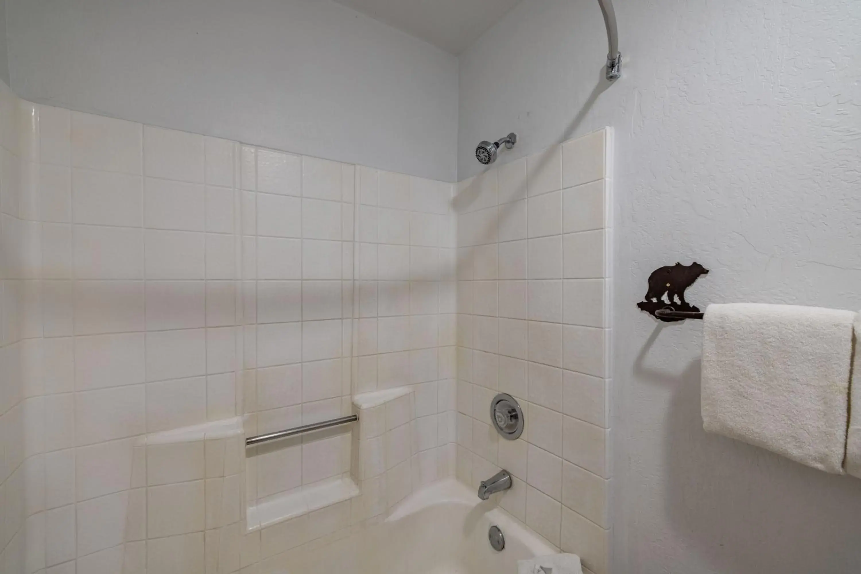 Shower in Big Bear Lakefront Lodge Shower in Big Bear Lakefront Lodge