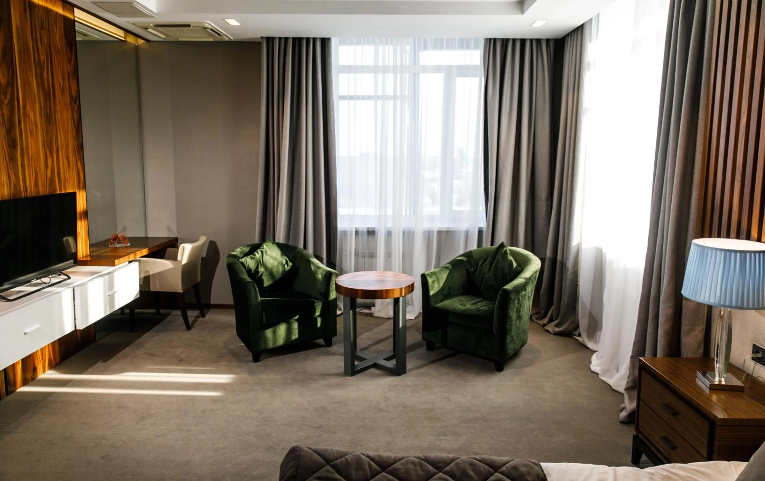 Bed in Hotel Сomplex Irtysh