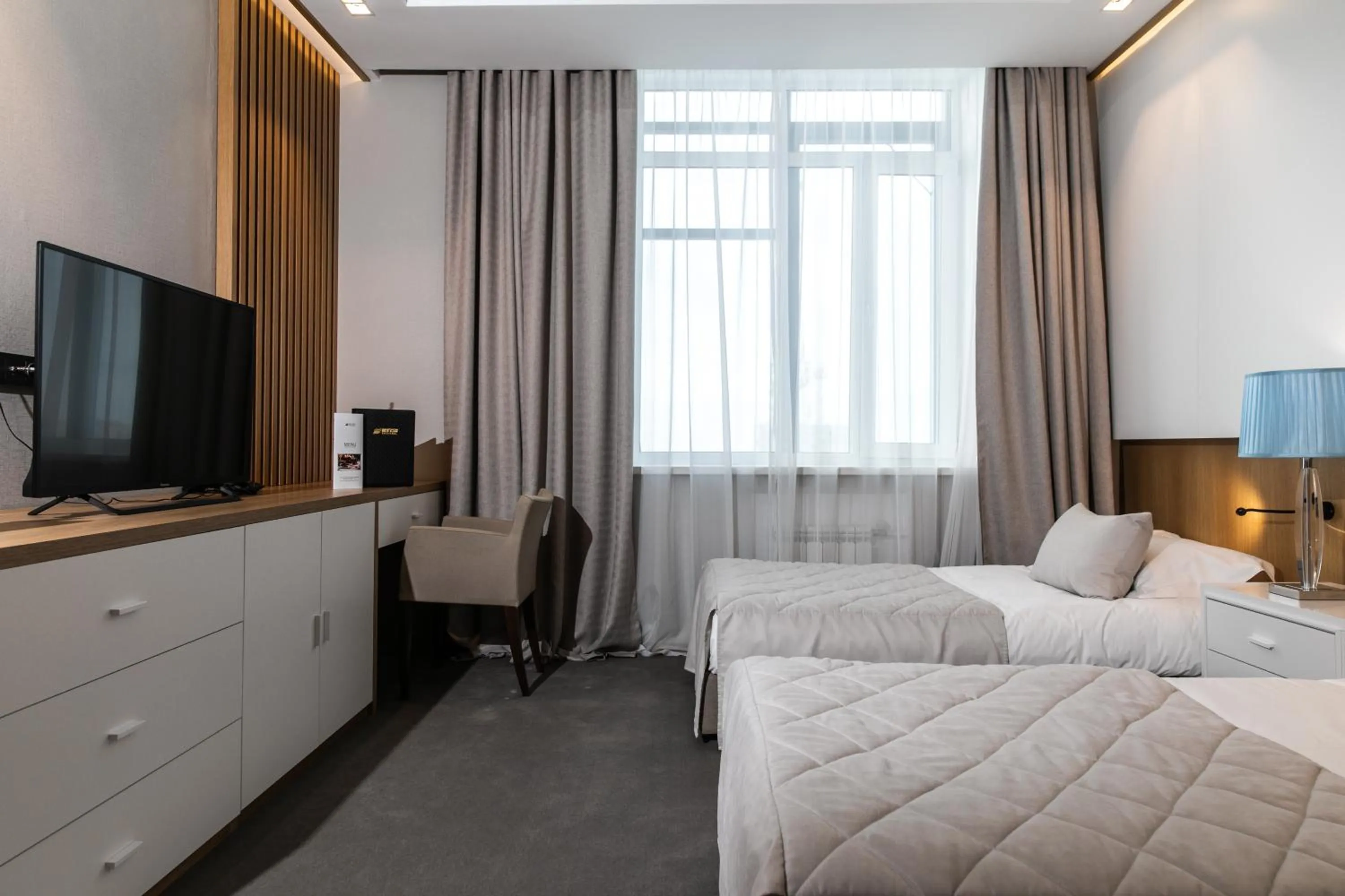 Bed in Hotel Сomplex Irtysh