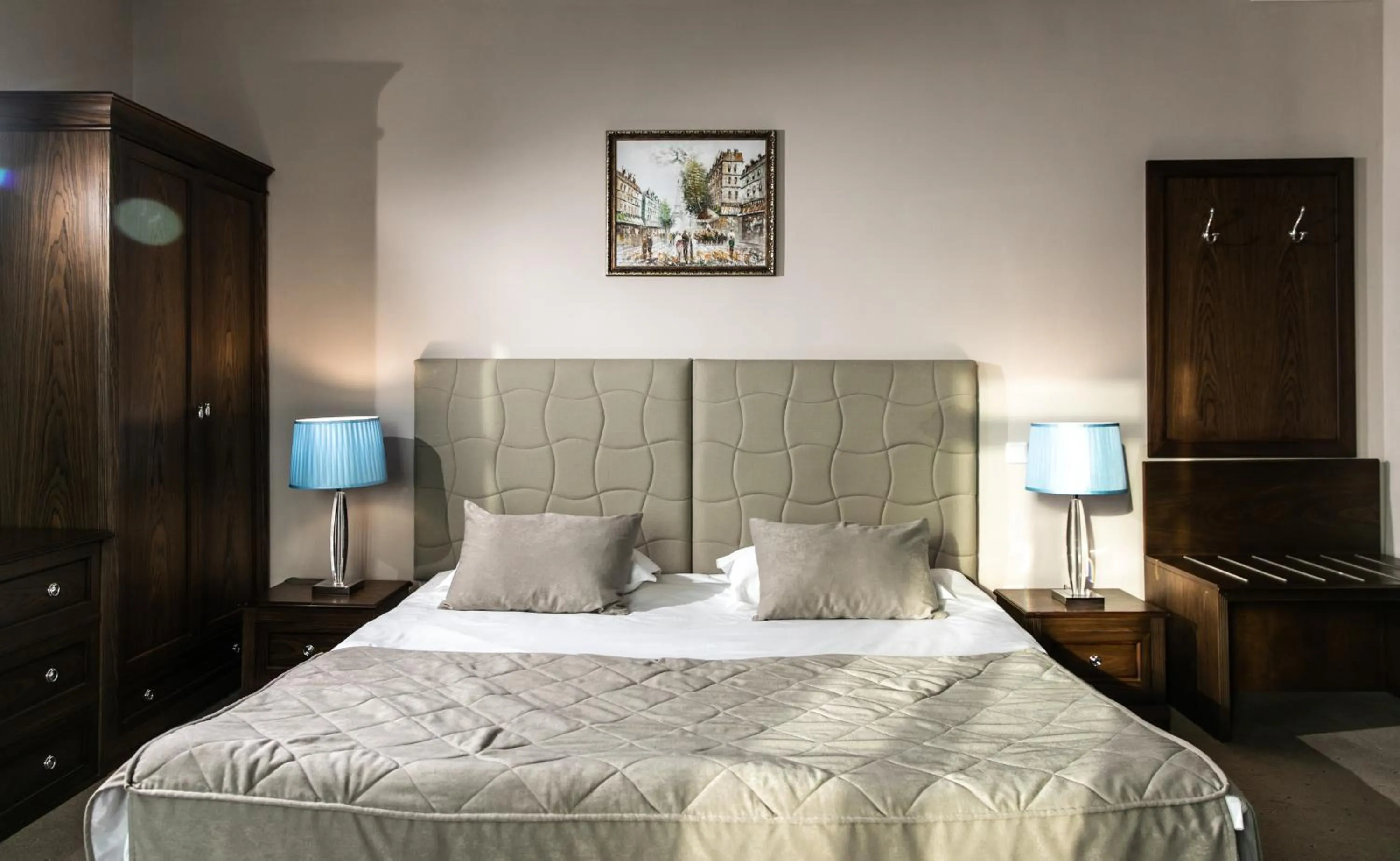 Bed in Hotel Сomplex Irtysh