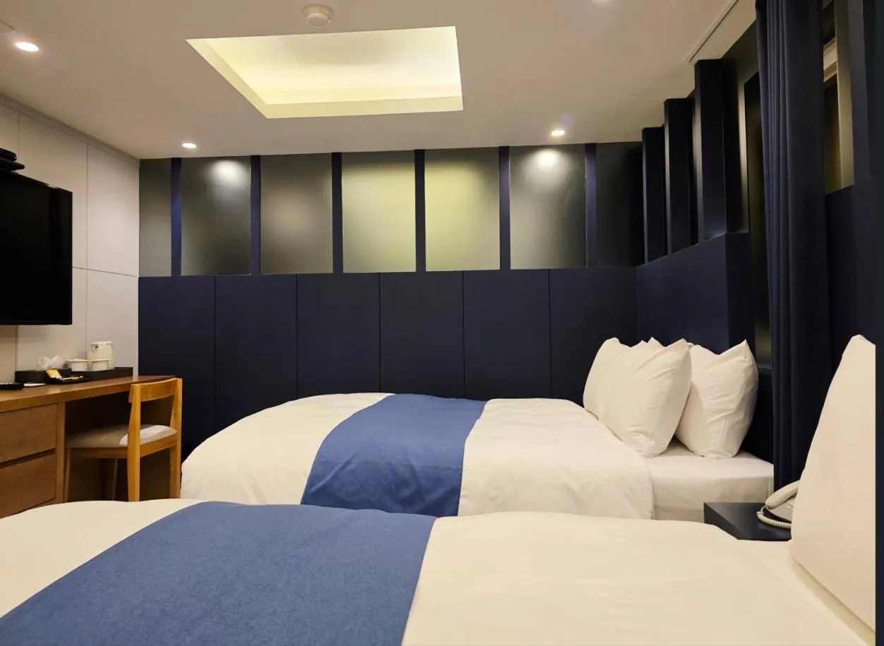 Bed in Blueduck hotel