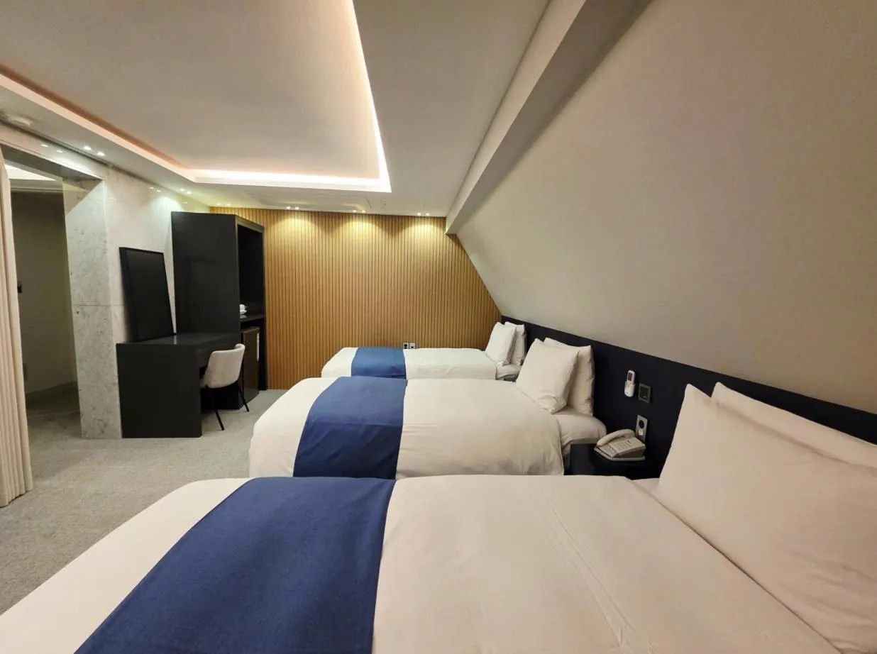 Bed in Blueduck hotel