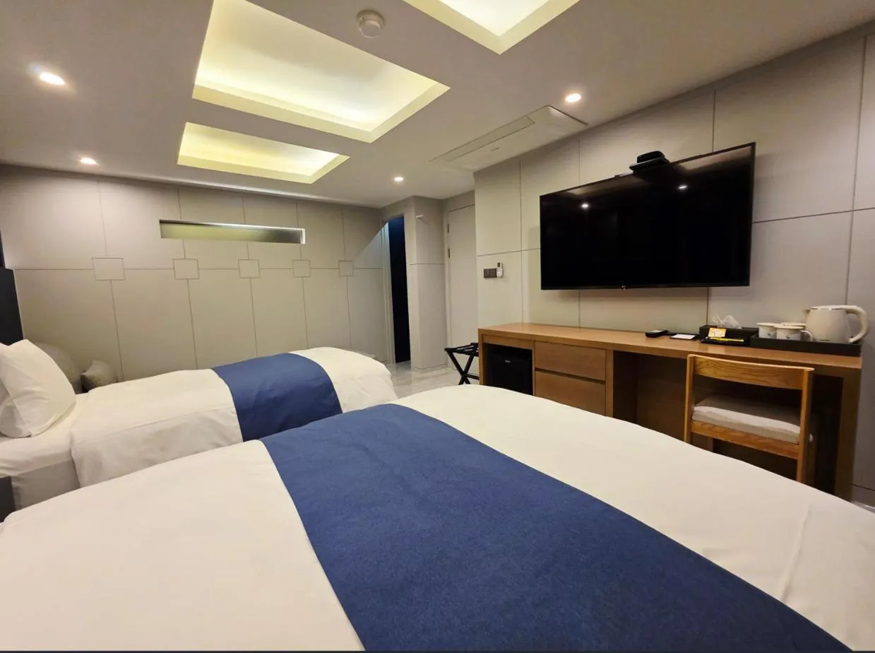 Bed in Blueduck hotel