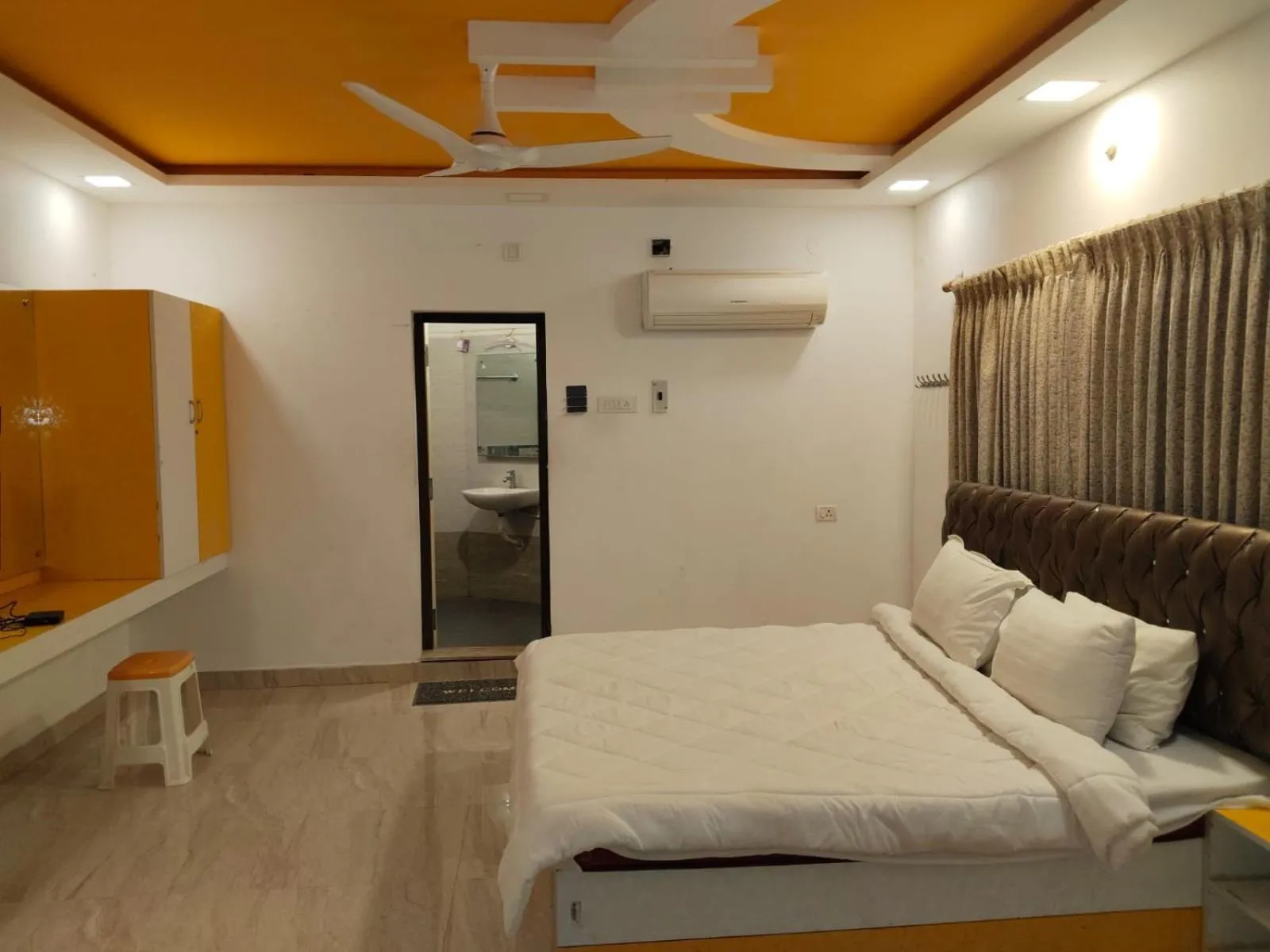 Bed in Octagon Beach Resort Pondicherry