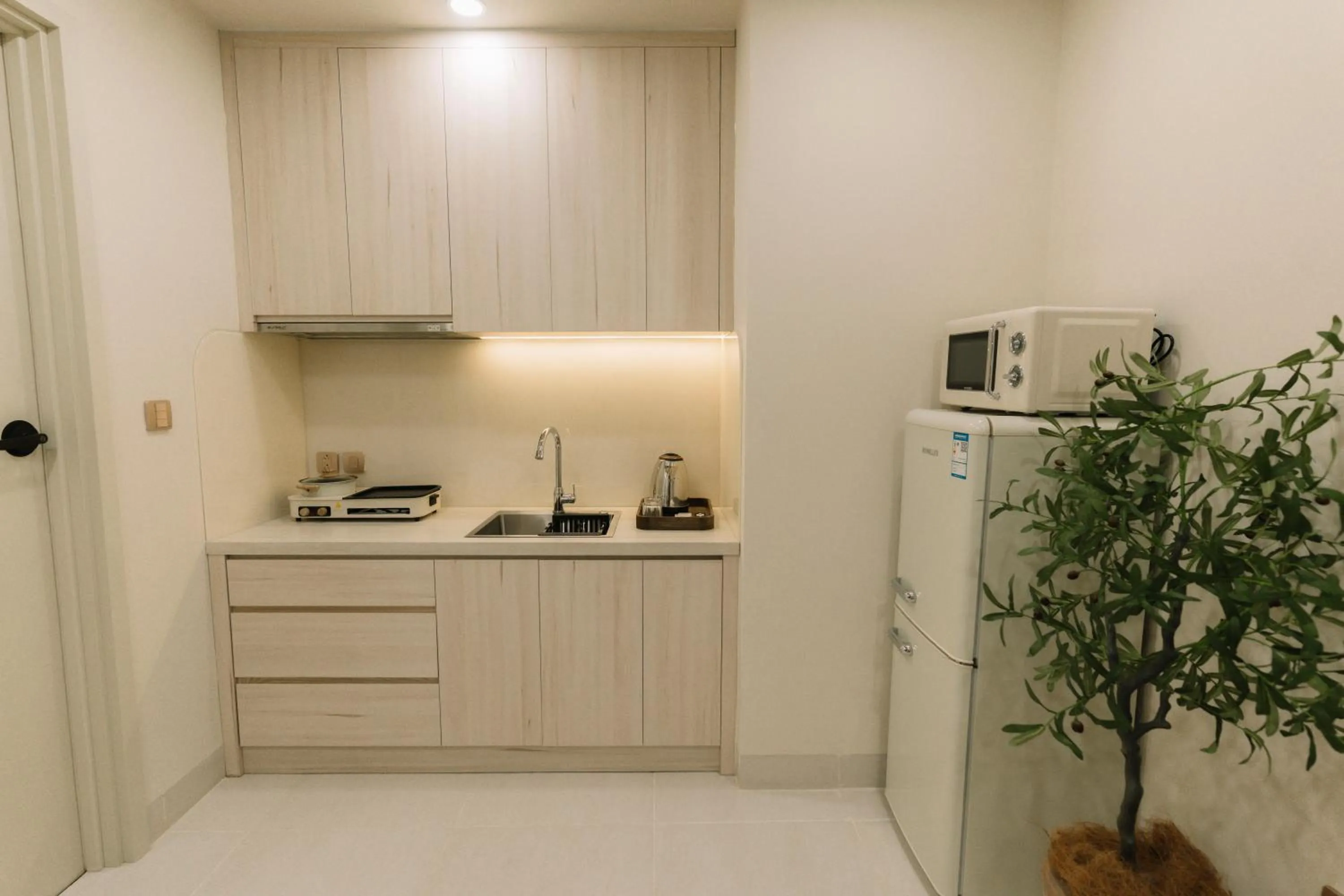 Kitchen or kitchenette in EL Where Hotel