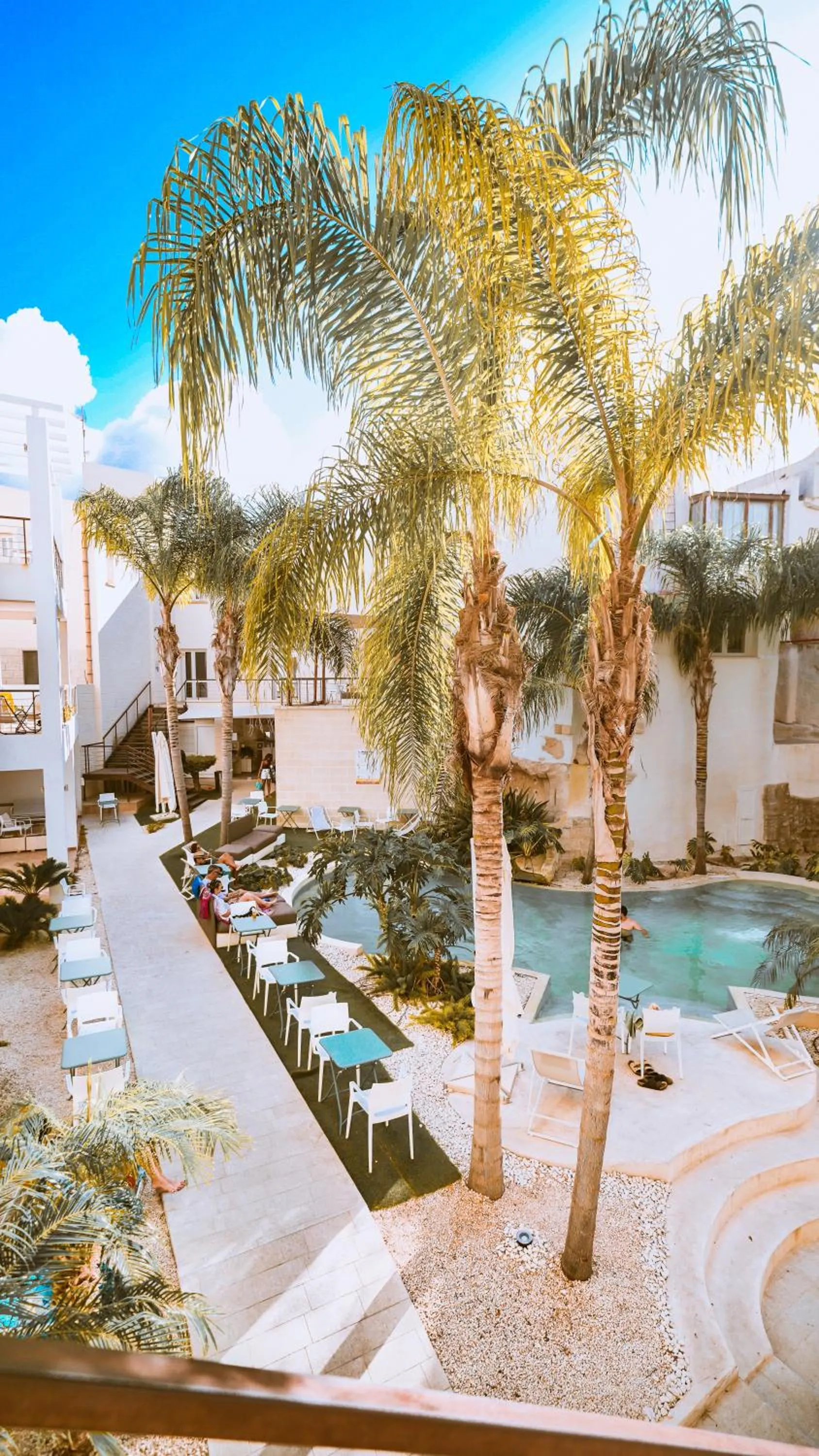 Pool view in Resort Il Mulino