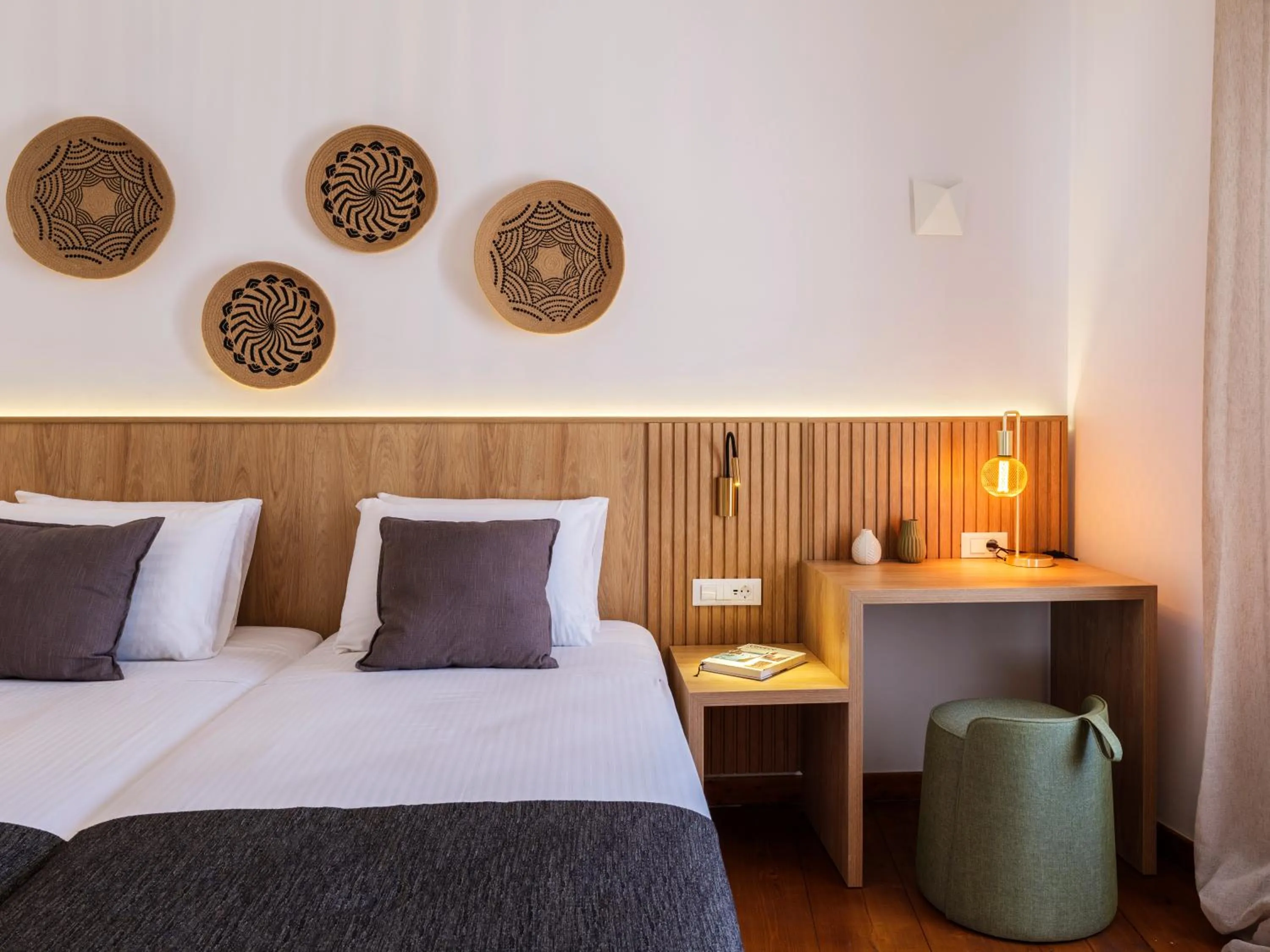 Bed in Mr & Mrs Mykonos The Residence