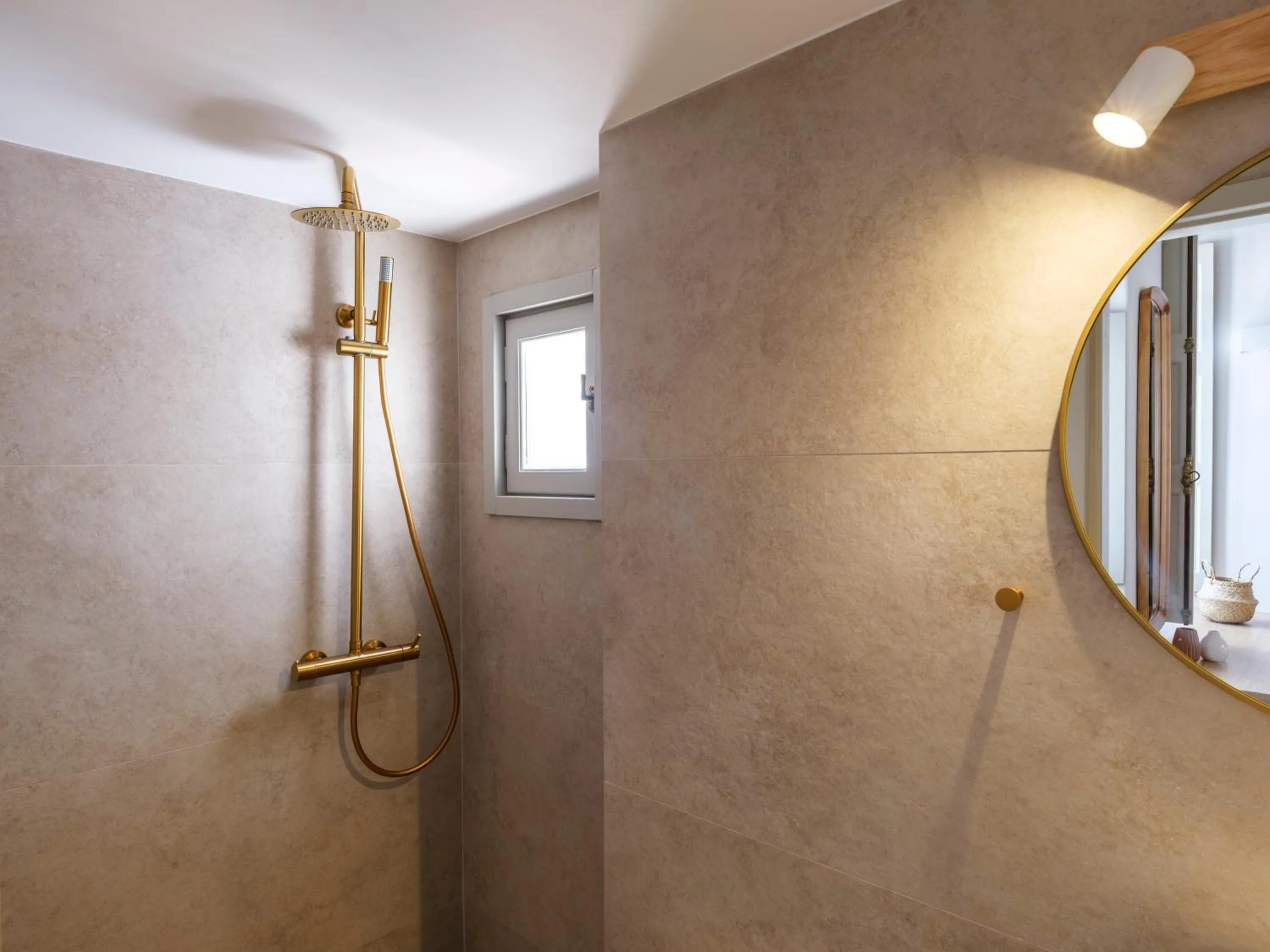 Shower in Mr & Mrs Mykonos The Residence