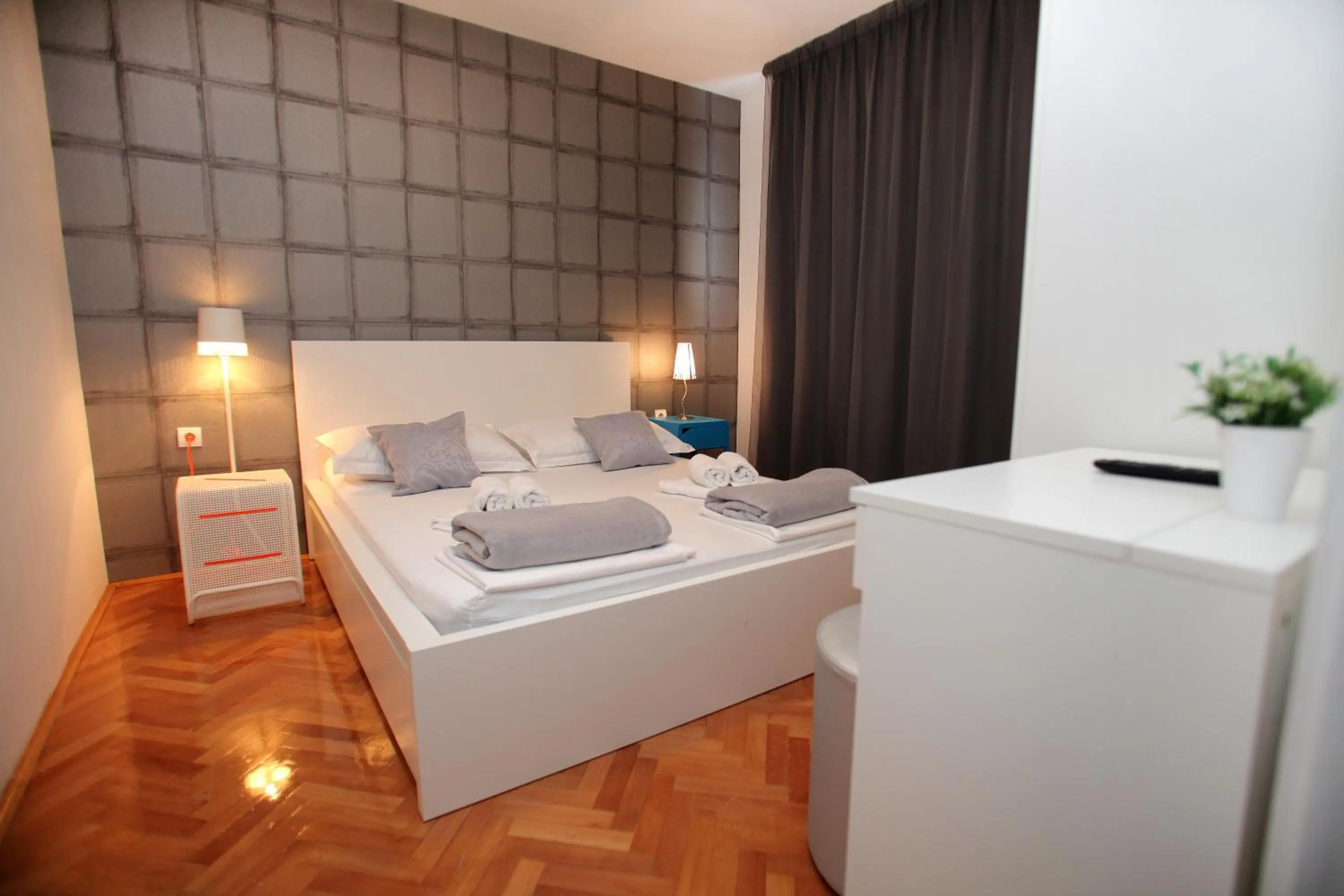 Bed in Happy Dreams Apartment near the beach and old town