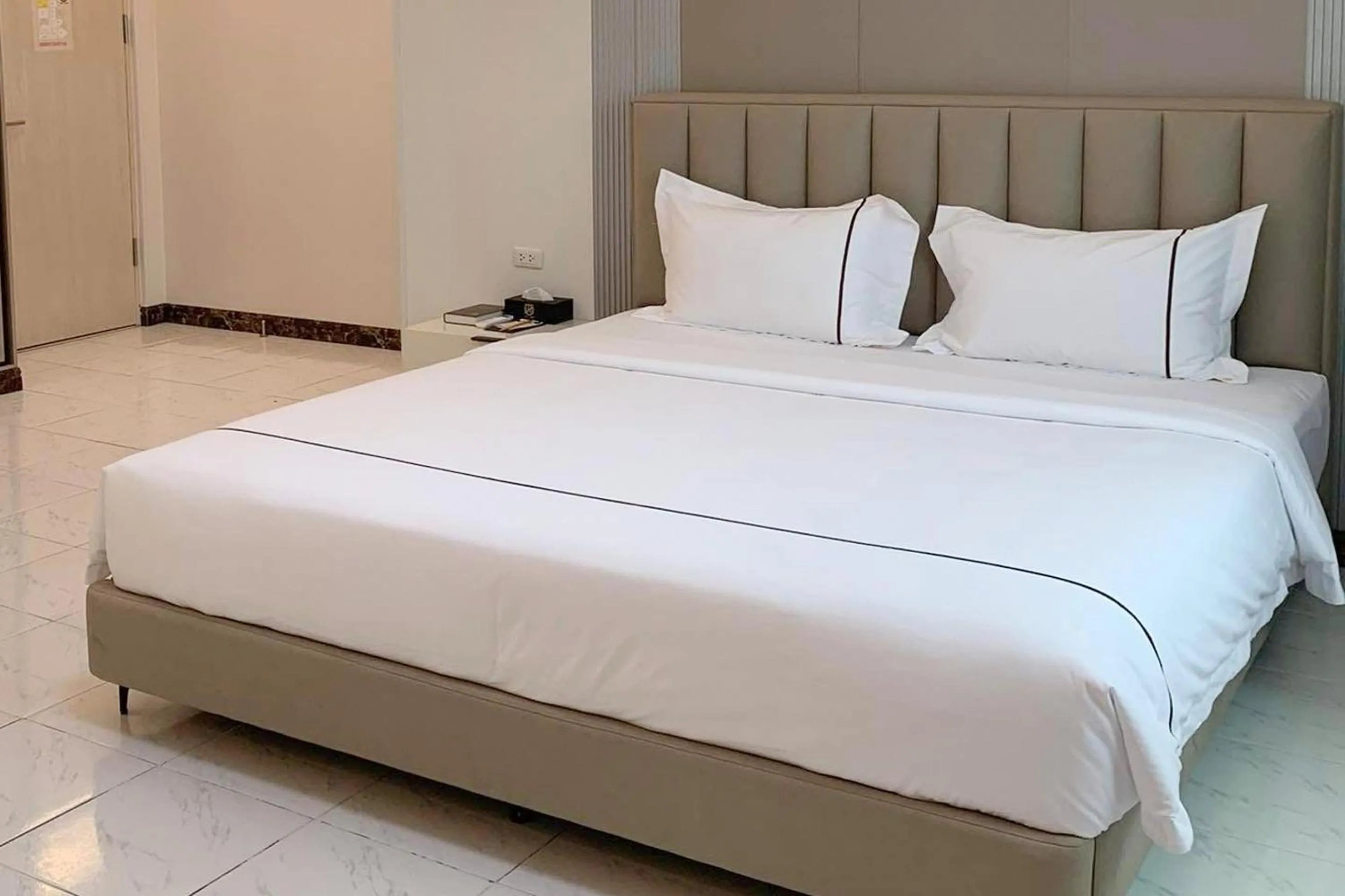 Bed in Aku Inn Cebu City