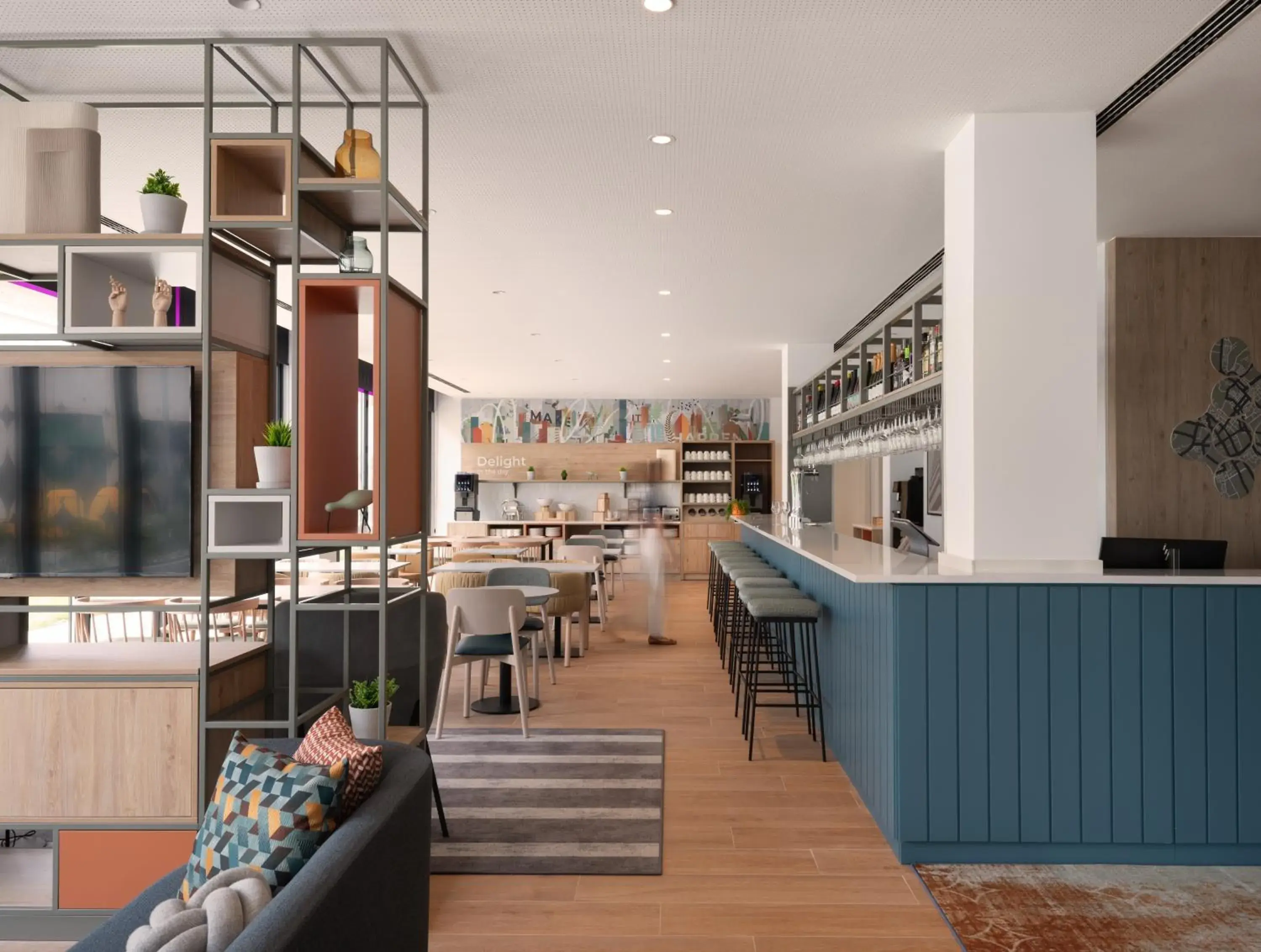 Restaurant/places to eat in Spark By Hilton Madrid Alcala Restaurant/places to eat in Spark By Hilton Madrid Alcala