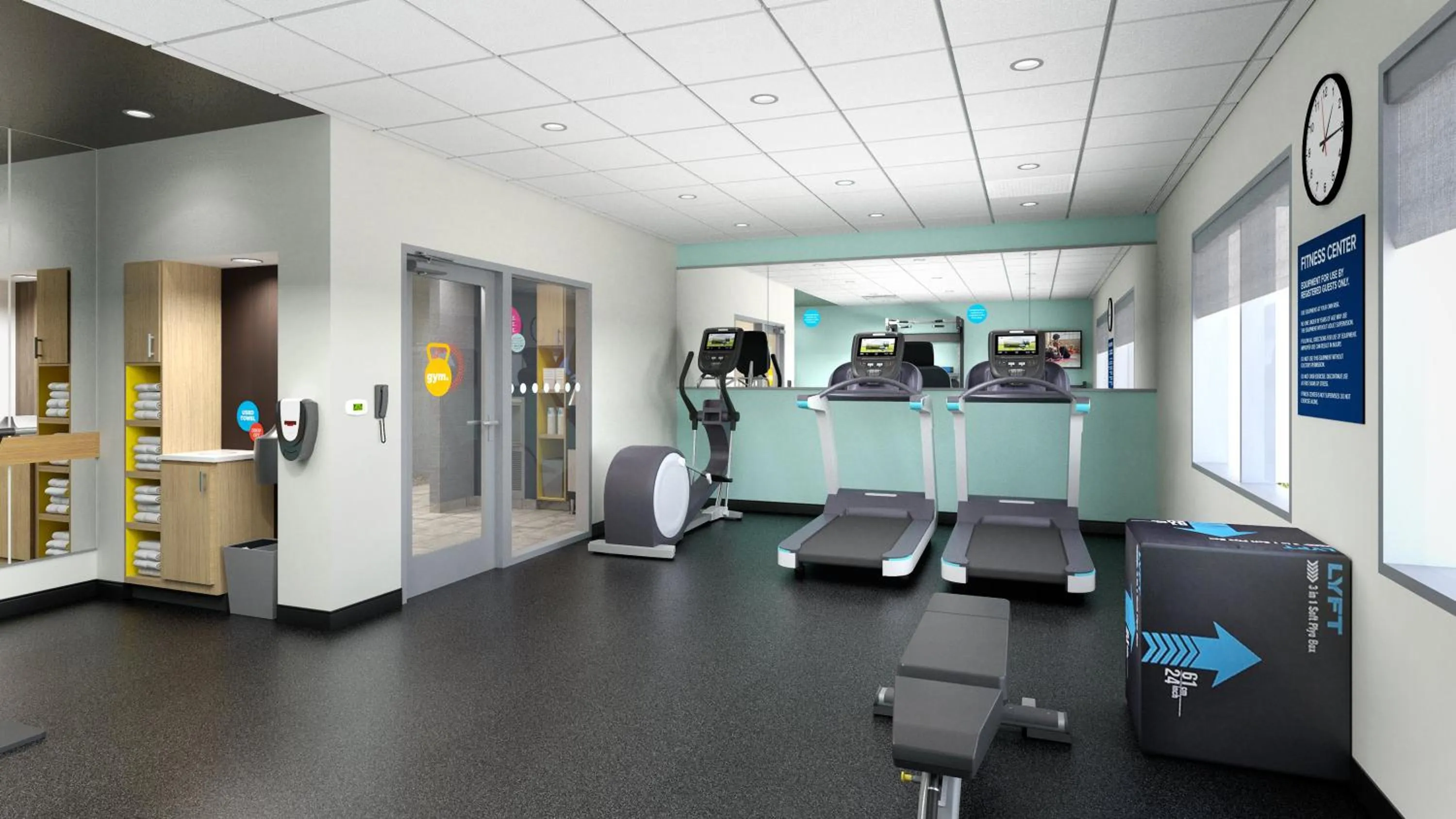 Fitness centre/facilities in Tru By Hilton Joliet Plainfield
